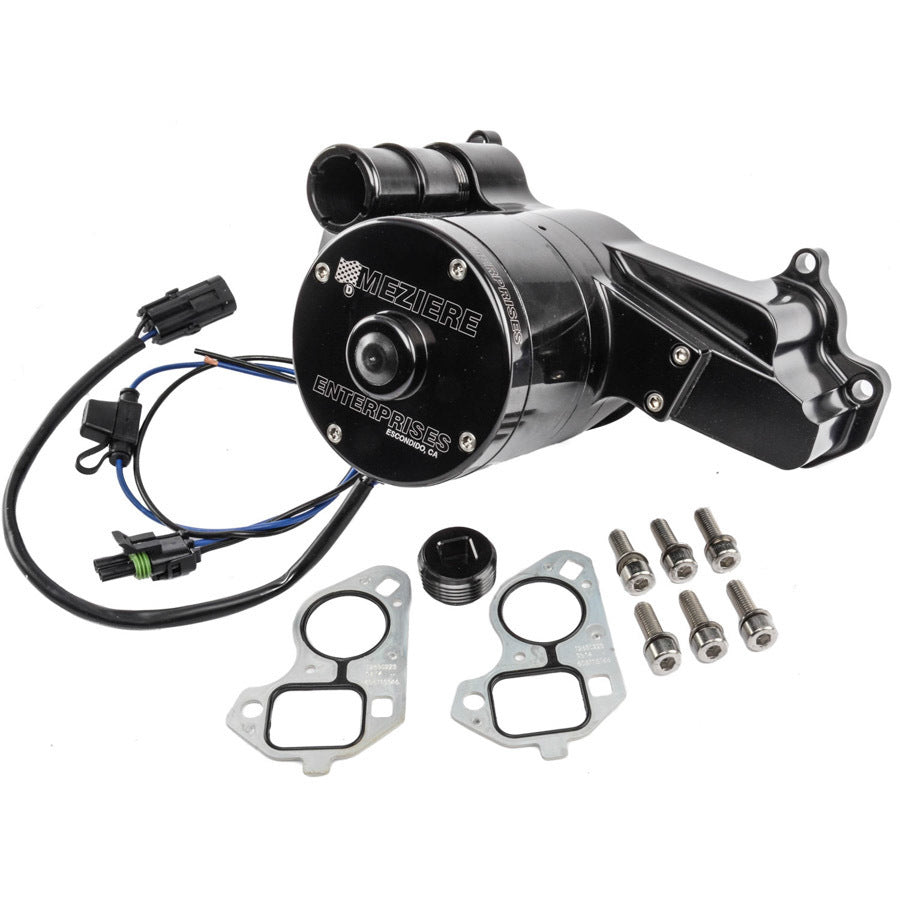 Meziere LS-1 HD Electric Water Pump - Black MEZWP119SHD