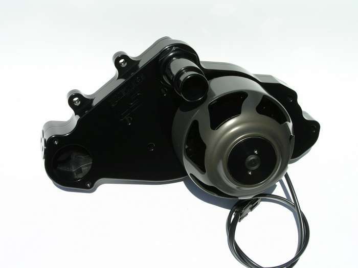 Meziere 300 Series Electric Water Pump Black 55 GPM LS1