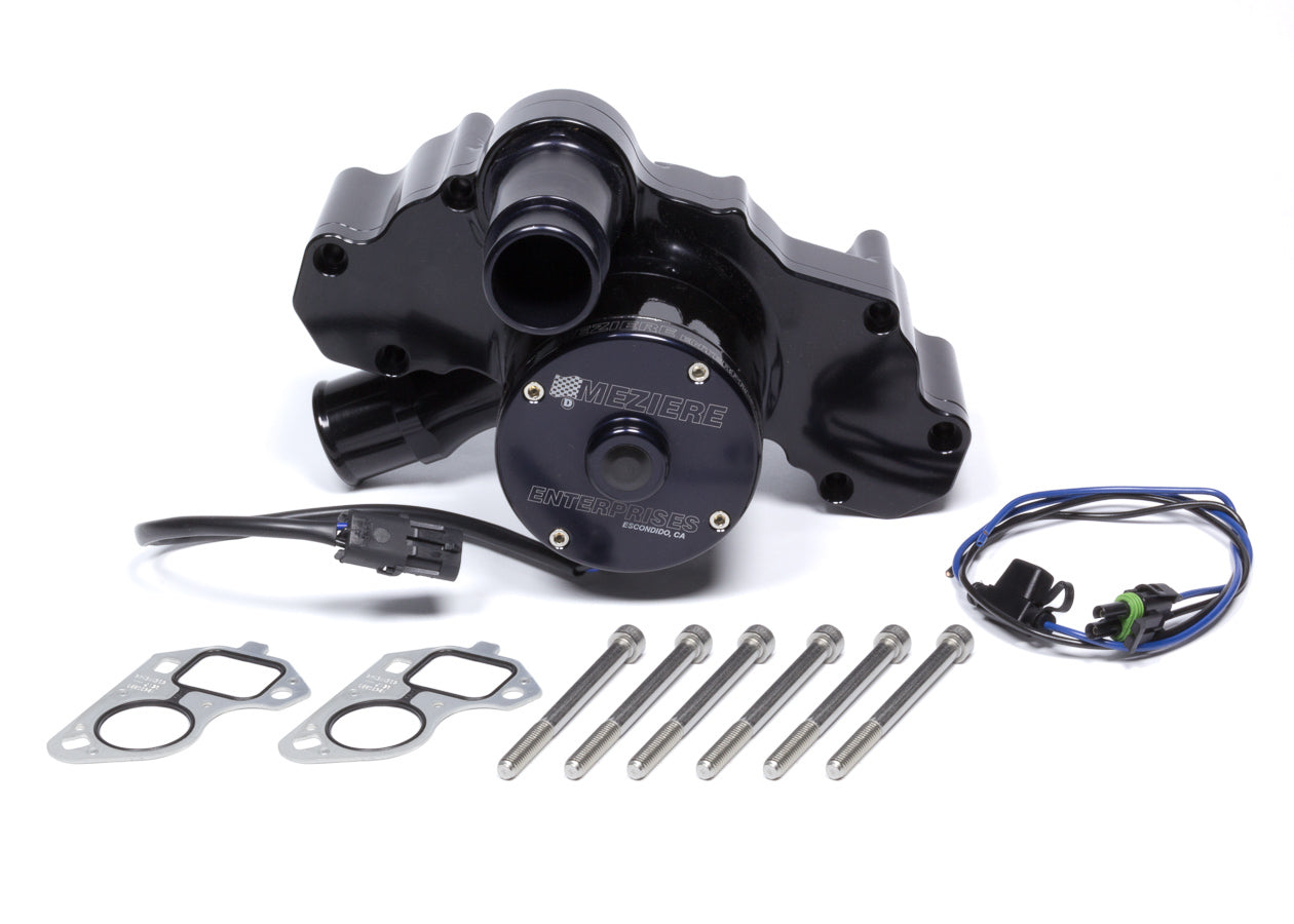 Meziere GM LS-X Race Water Pump 55 GPM Electric MEZWP333S