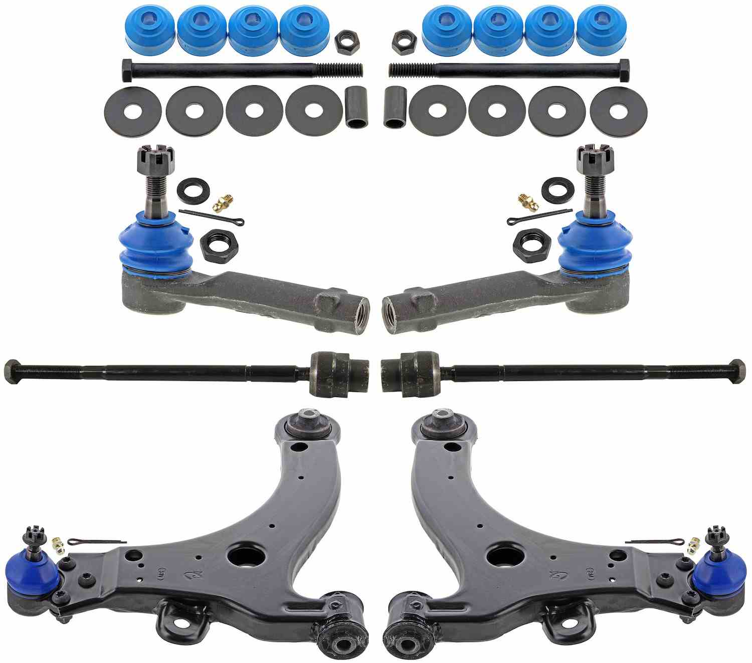 Parts Authority Suspension Kit  top view frsport MKIT10004