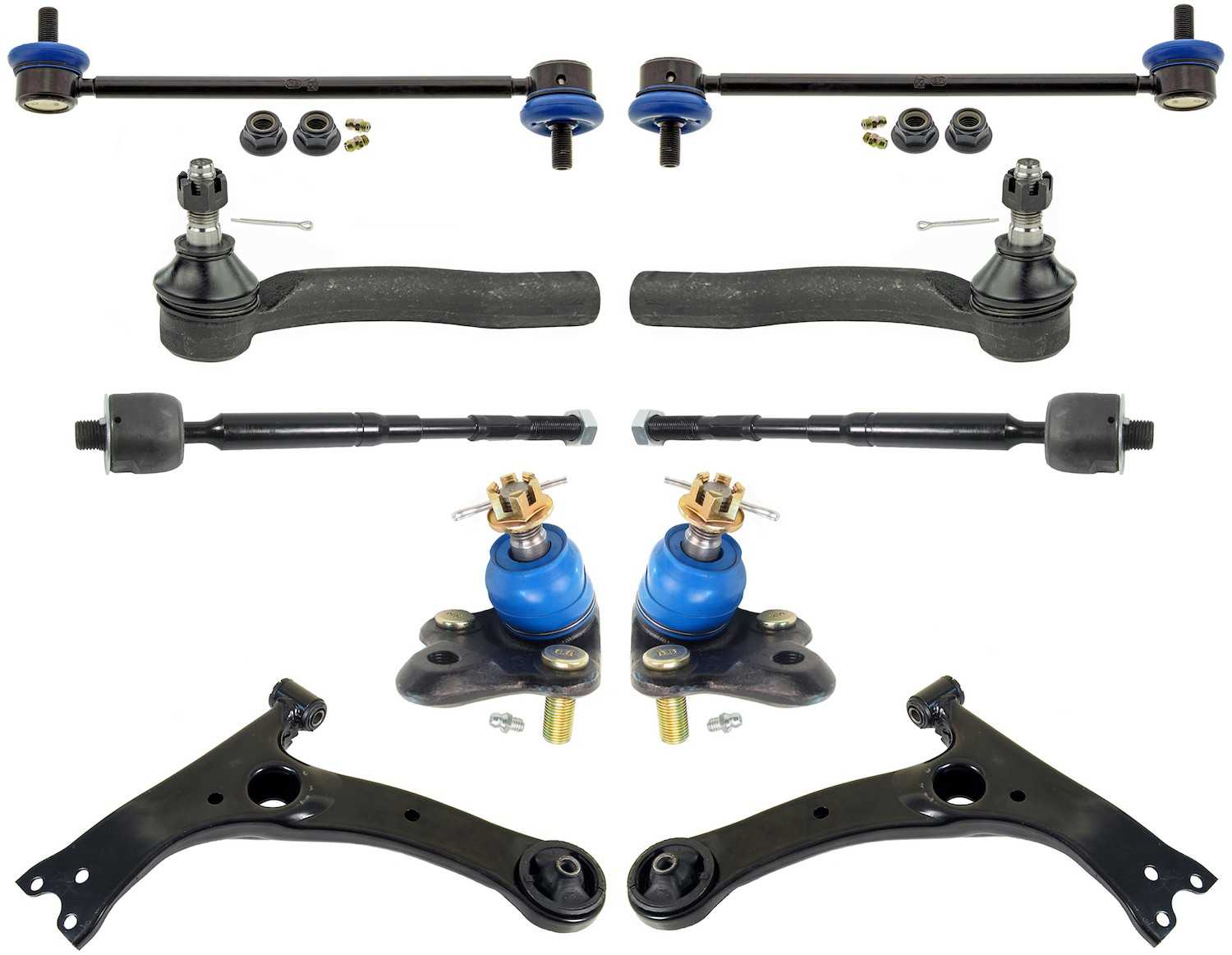 Parts Authority Suspension Kit  top view frsport MKIT10013