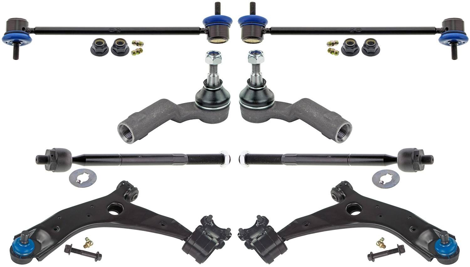 Parts Authority Suspension Kit  top view frsport MKIT10017