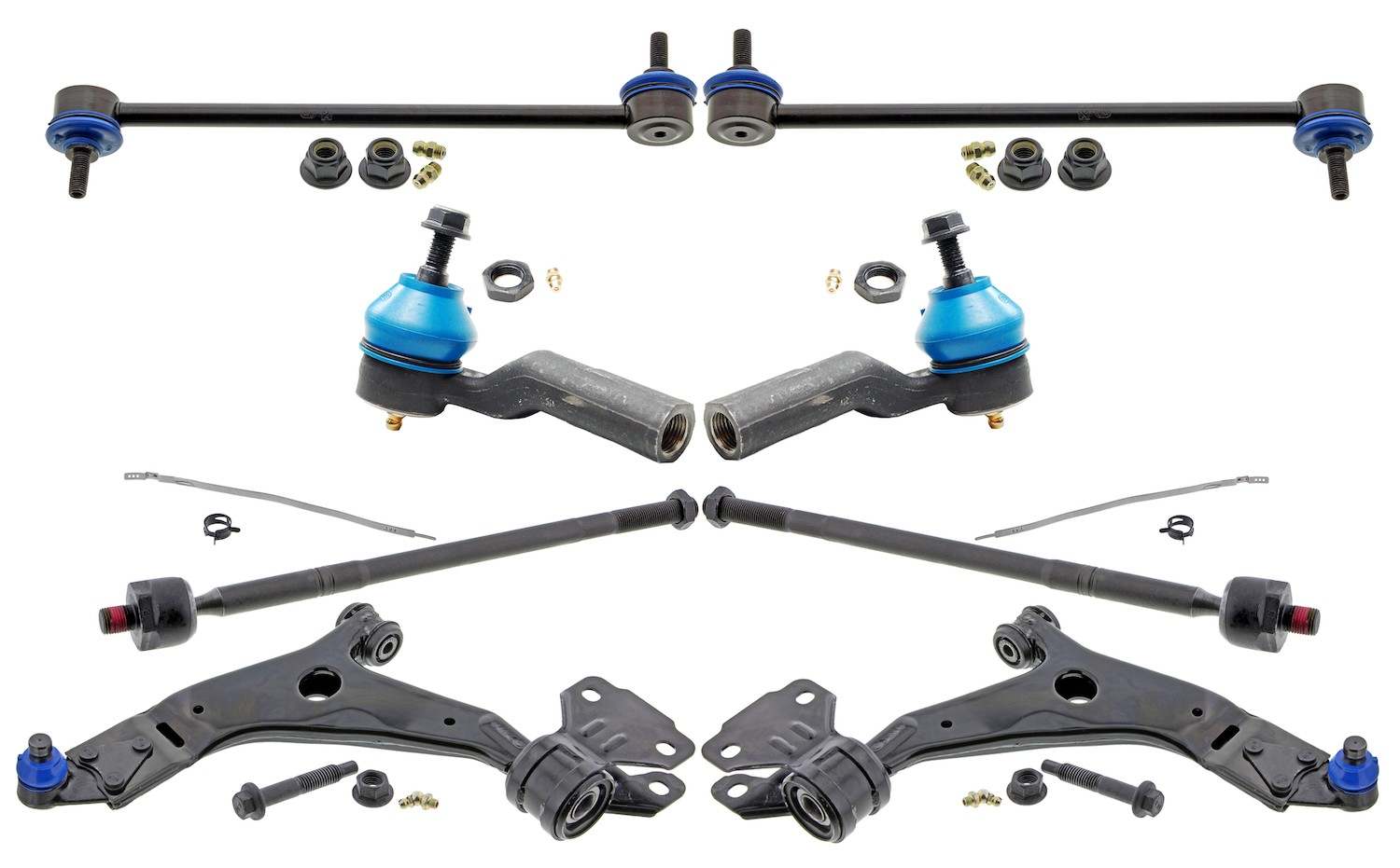 Parts Authority Suspension Kit  top view frsport MKIT10033