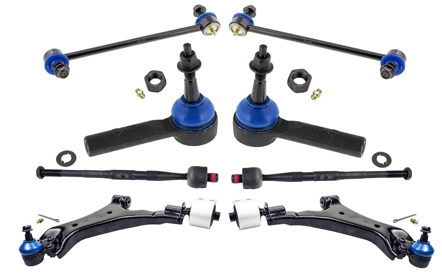 Parts Authority Suspension Kit  top view frsport MKIT10036