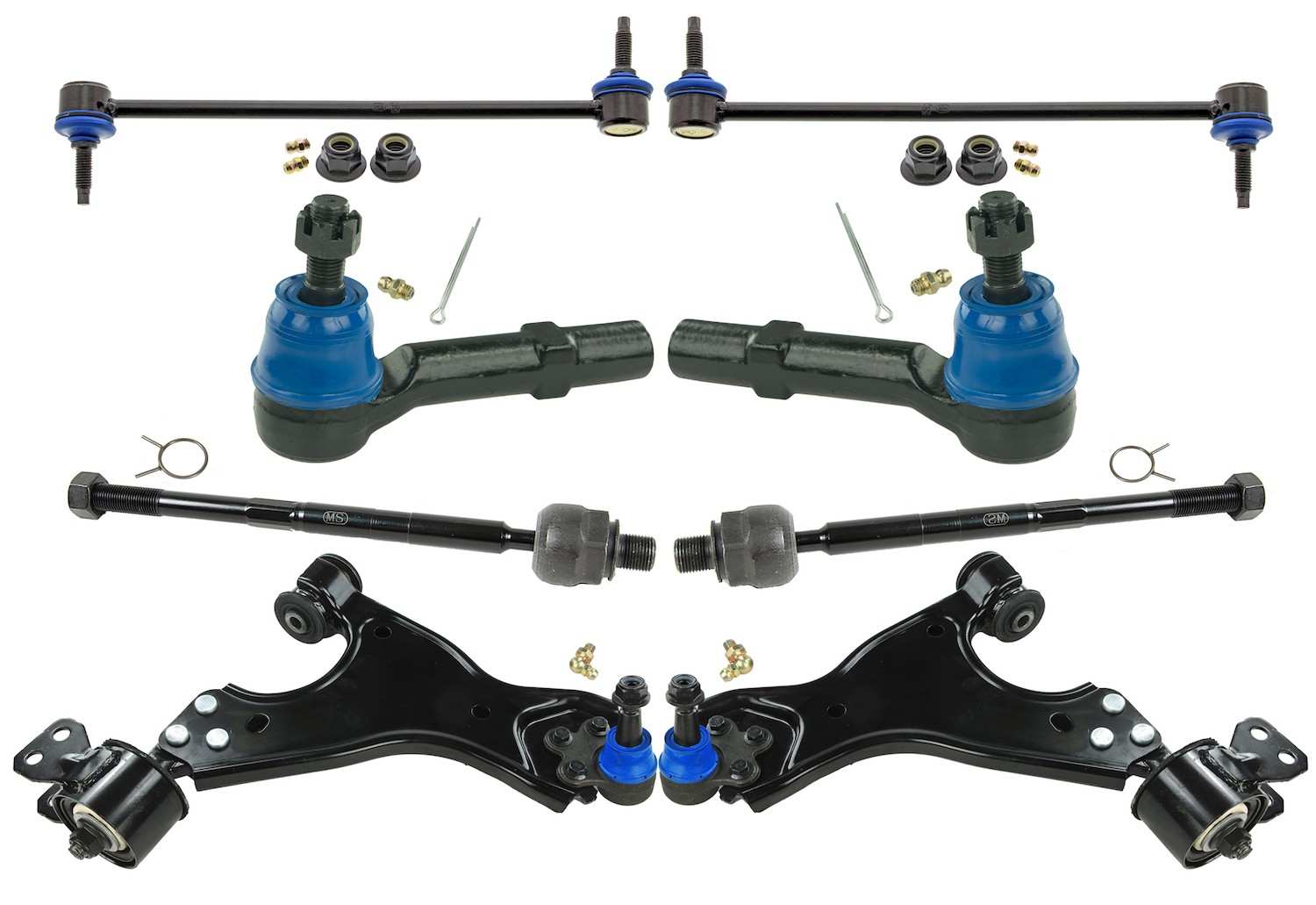 Parts Authority Suspension Kit  top view frsport MKIT10038