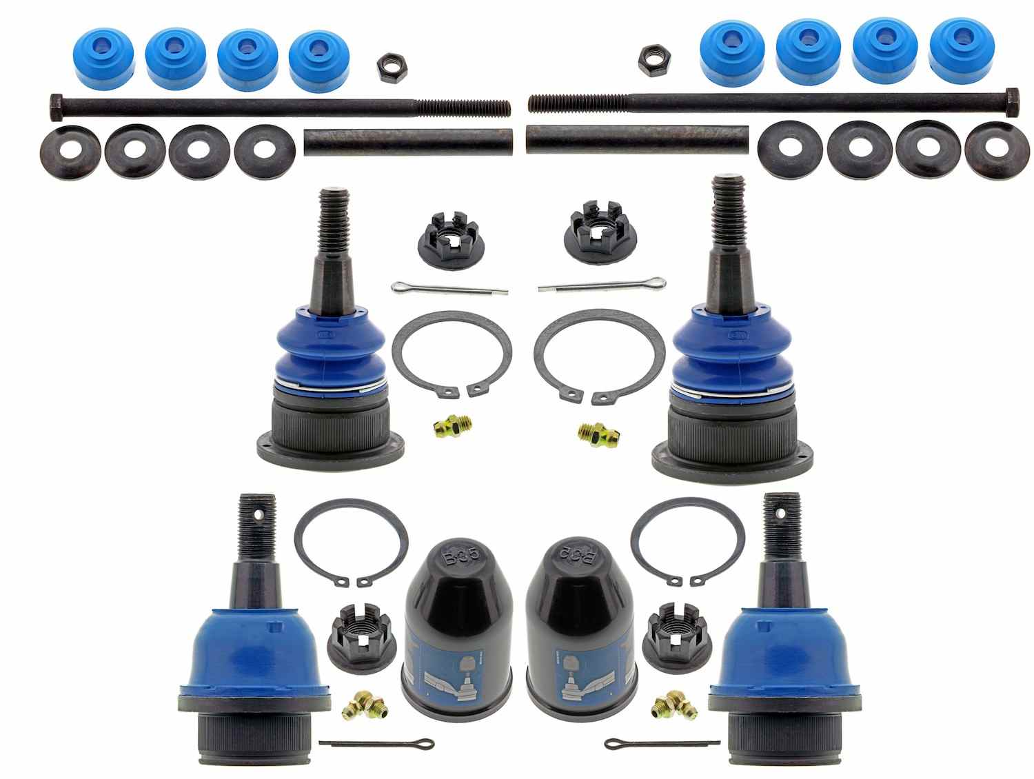 Parts Authority Suspension Kit  top view frsport MKIT10051