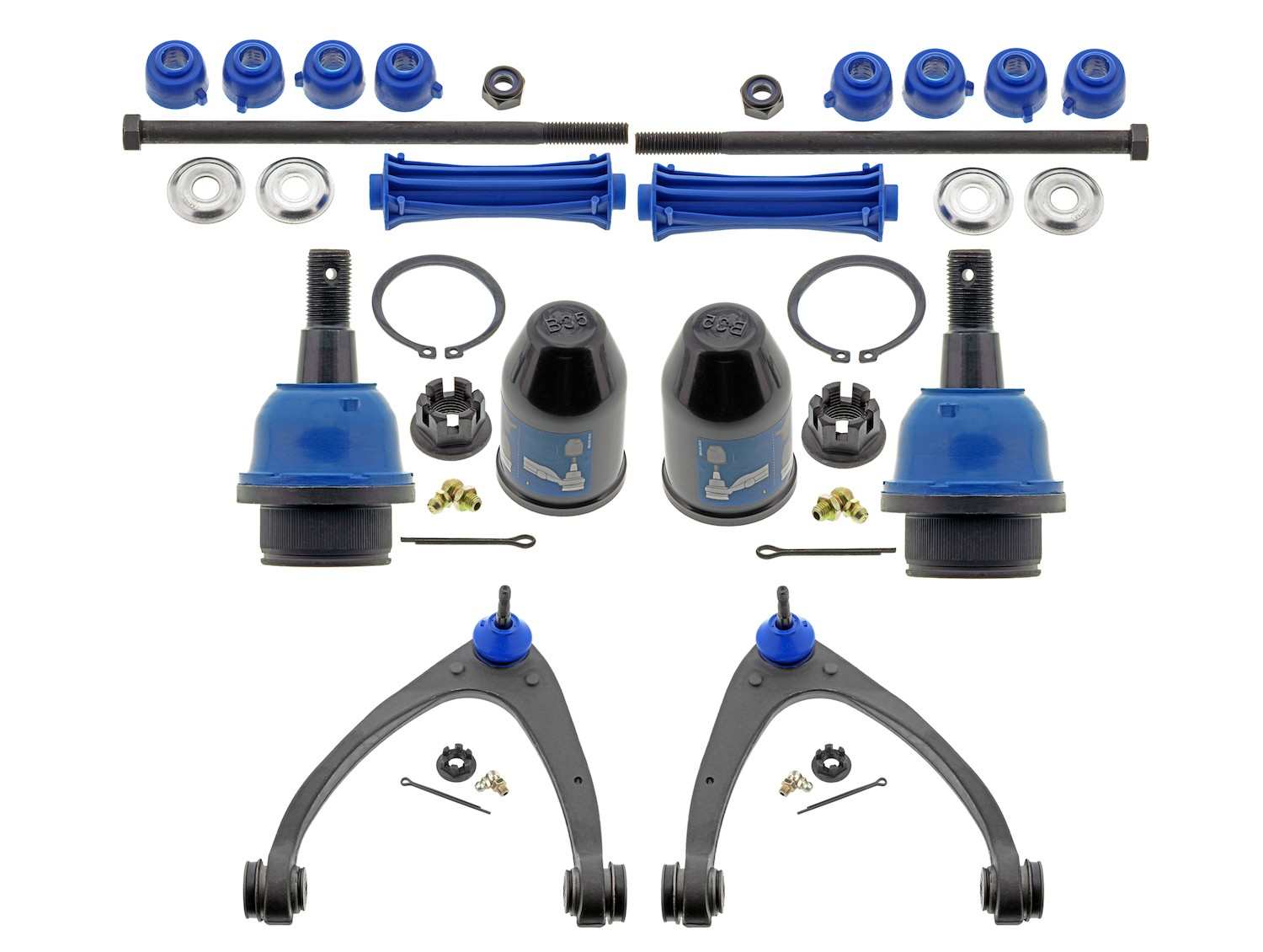 Parts Authority Suspension Kit  top view frsport MKIT10052