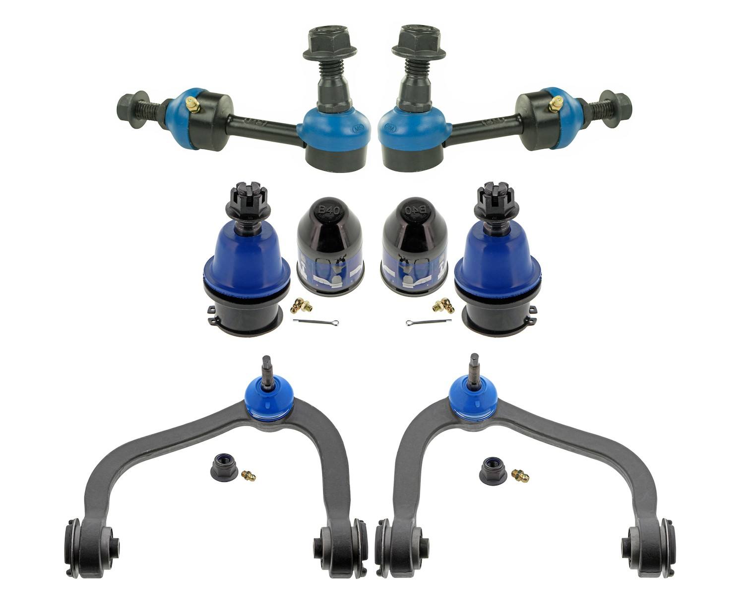 Parts Authority Suspension Kit  top view frsport MKIT10071