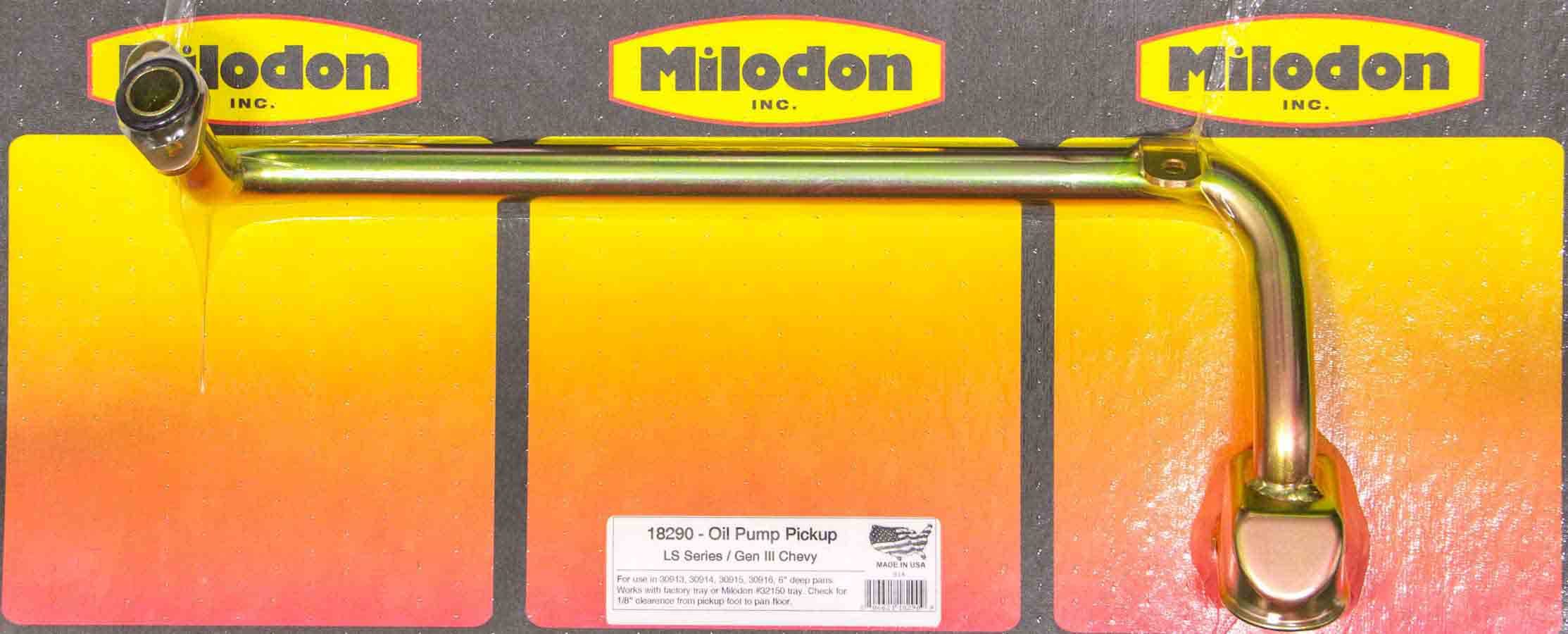 Milodon Oil Pump Pick-Up MIL18290