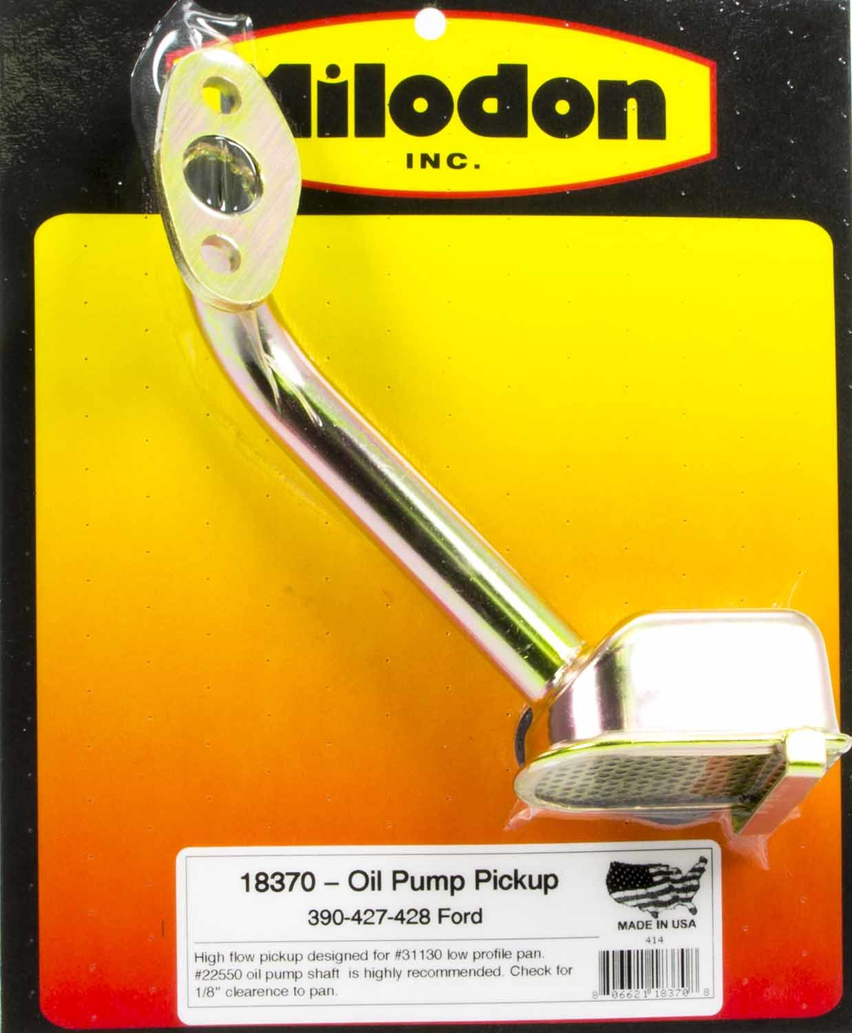 Milodon Oil Pump Pick-Up MIL18370