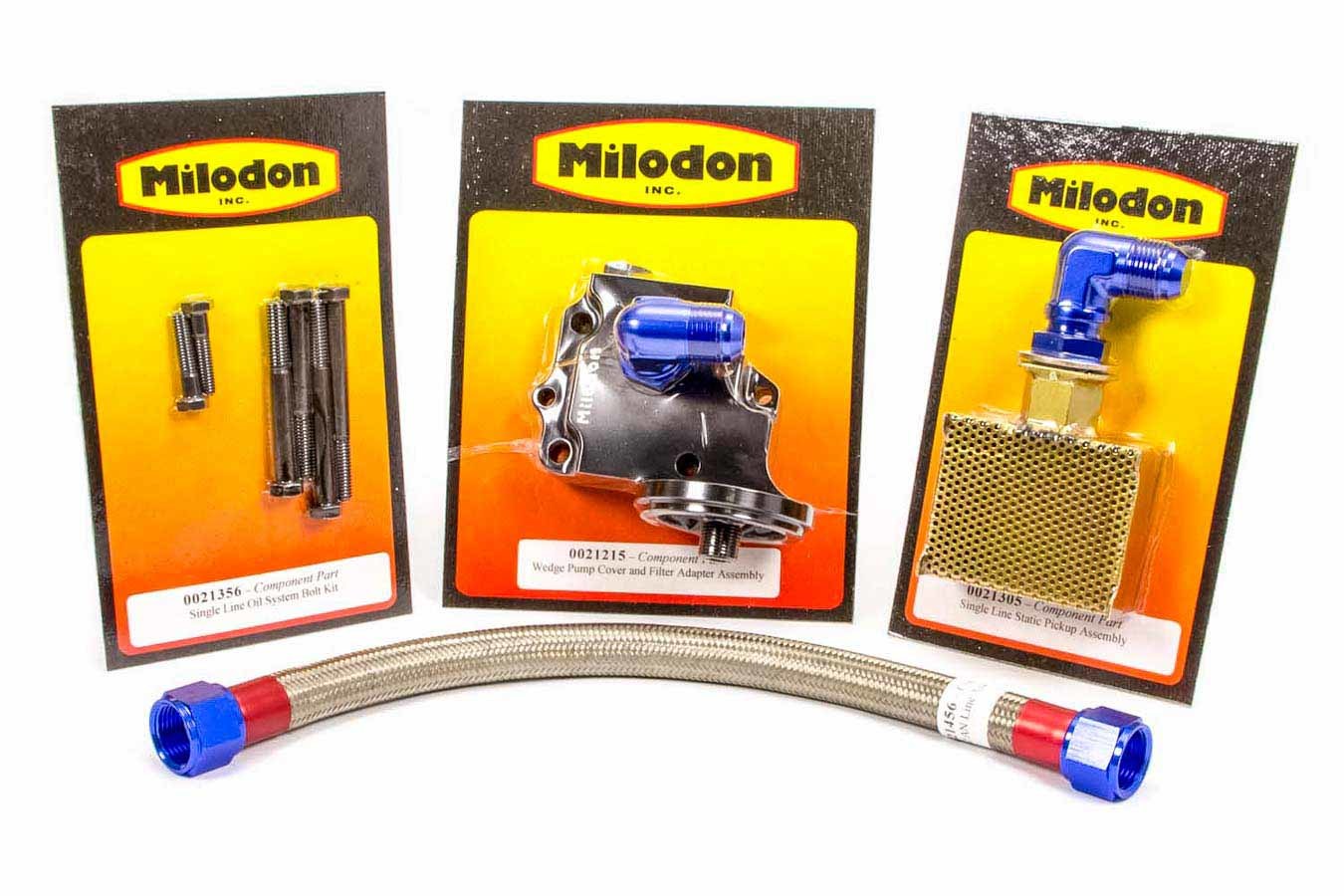 Milodon BBM Oil System Single Line Static MIL21010