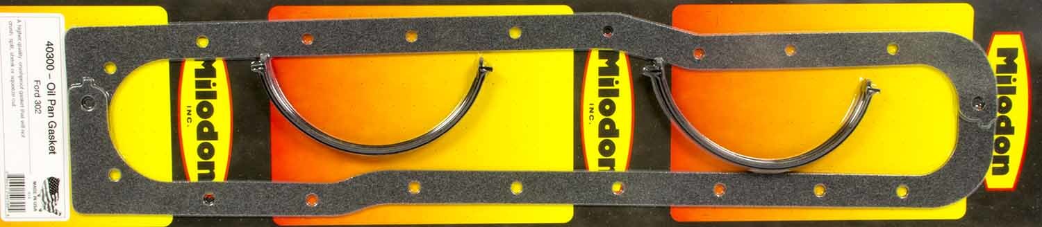 Milodon Oil Pan Gasket Set - SBF 302 MIL40300