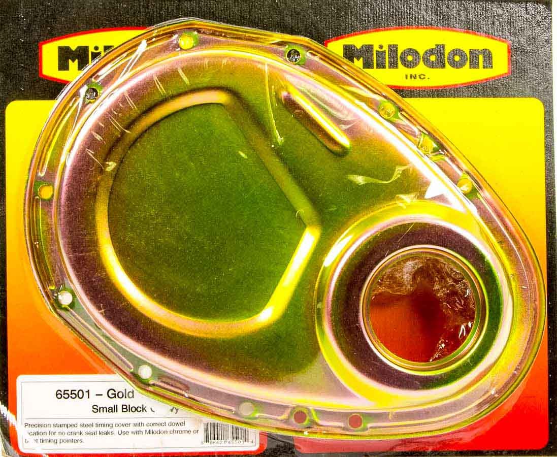 Milodon SBC Timing Cover - Gold MIL65501