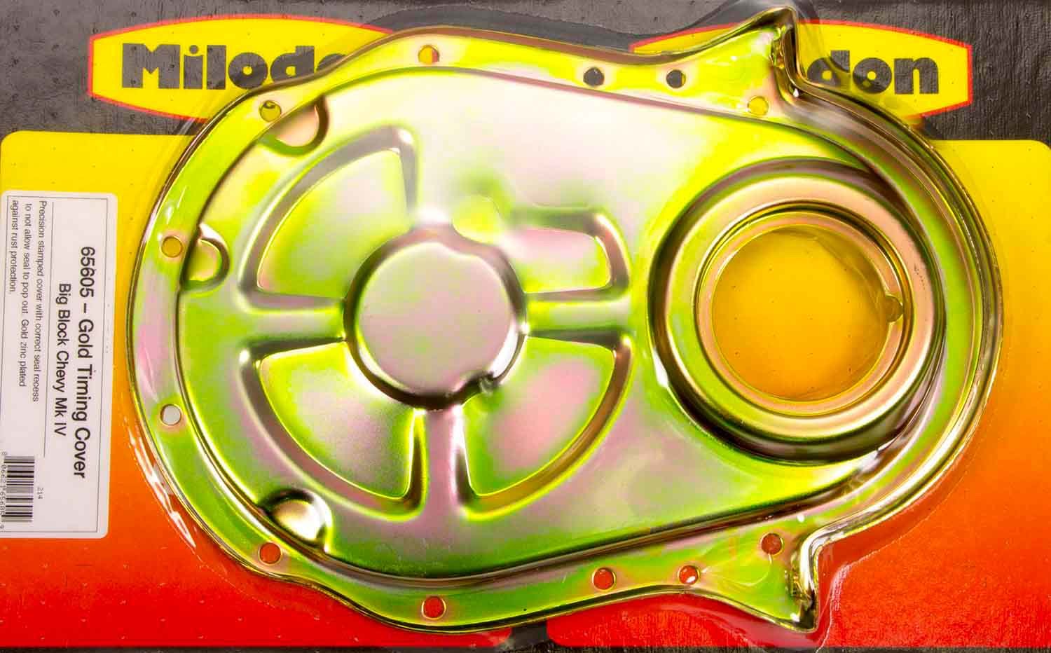 Milodon BBC Timing Cover - Gold MIL65605