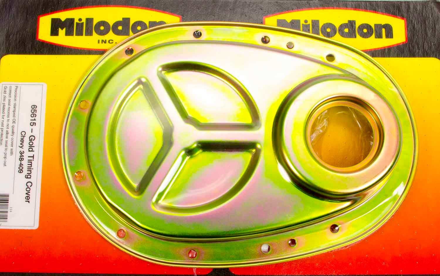 Milodon Chevy 409 Timing Cover Gold Finish MIL65615