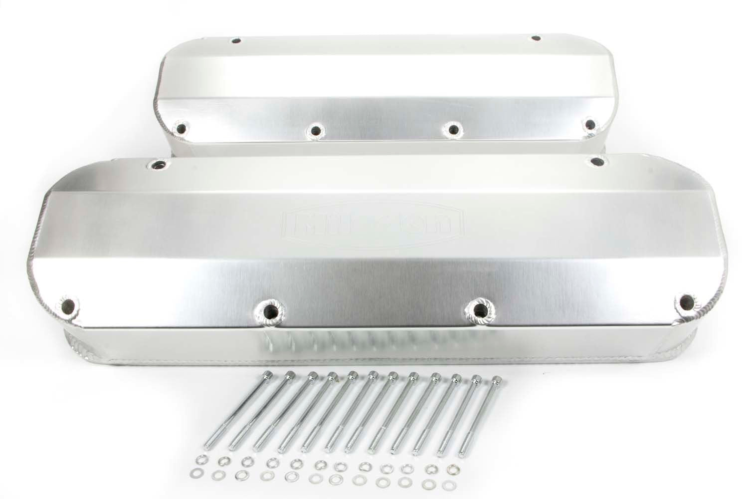 Milodon BBF Alum. Valve Covers w/Holes MIL85970