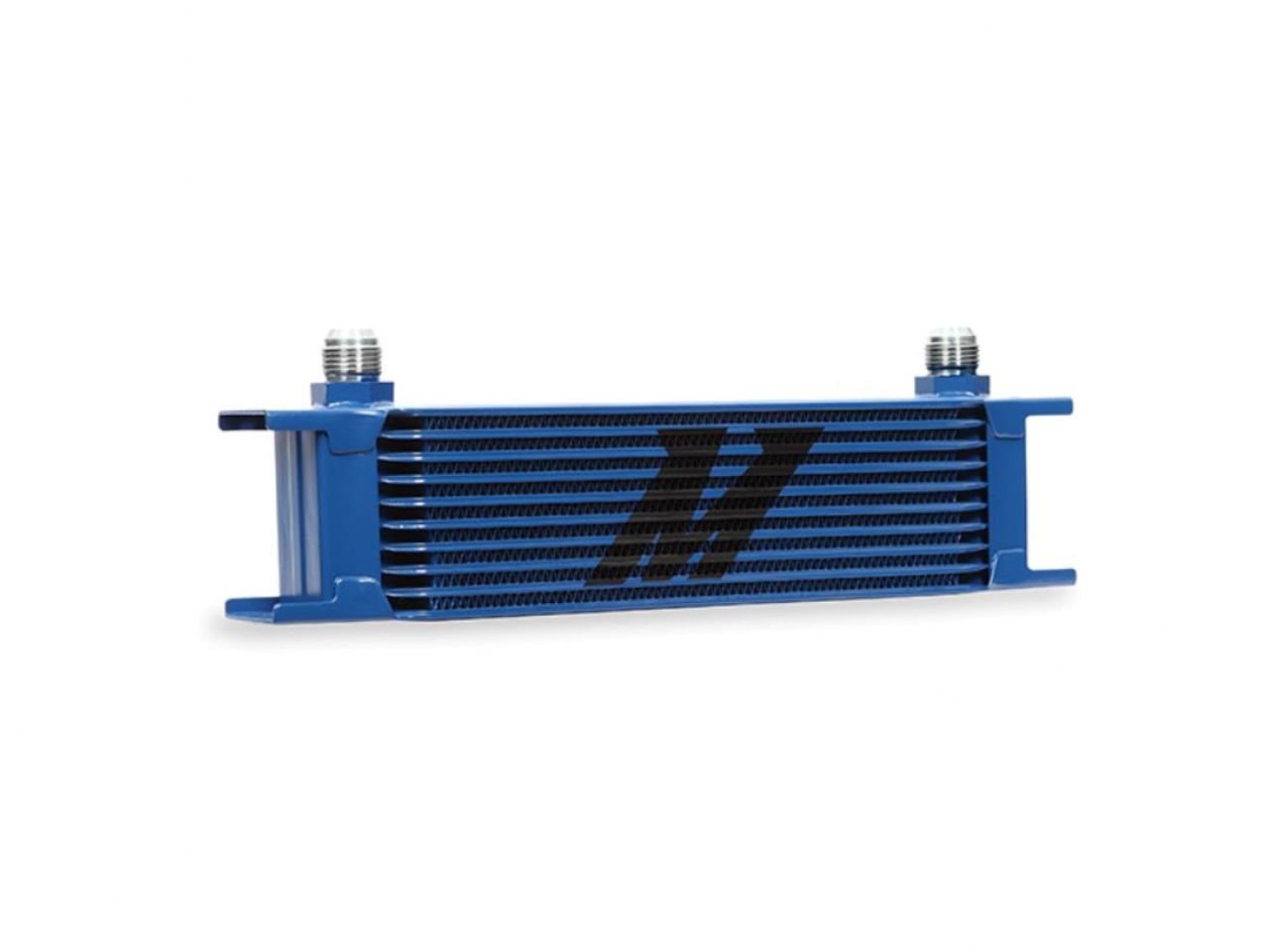 Mishimoto Universal 10 Row Oil Cooler - Blue