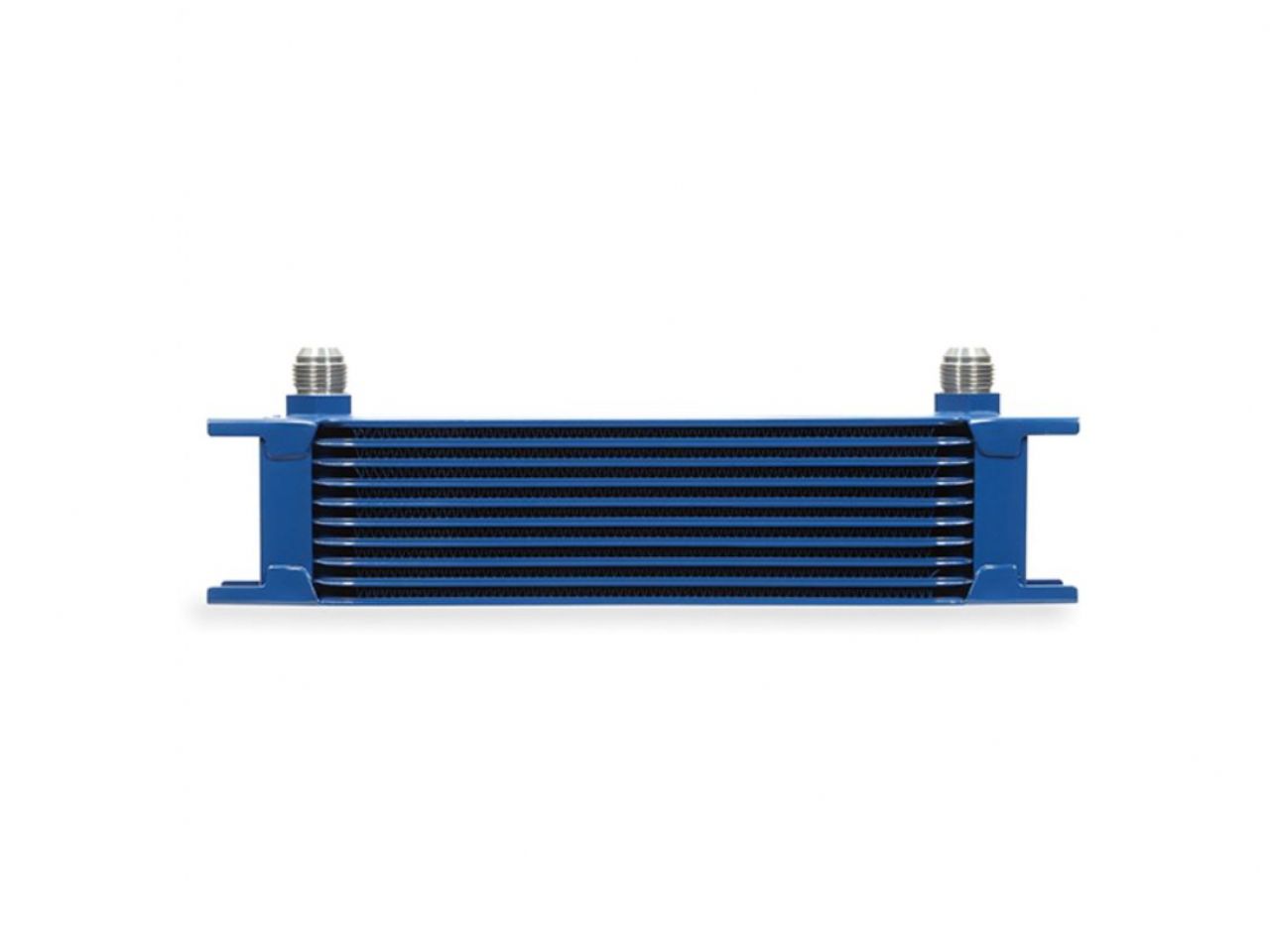 Mishimoto Universal 10 Row Oil Cooler - Blue