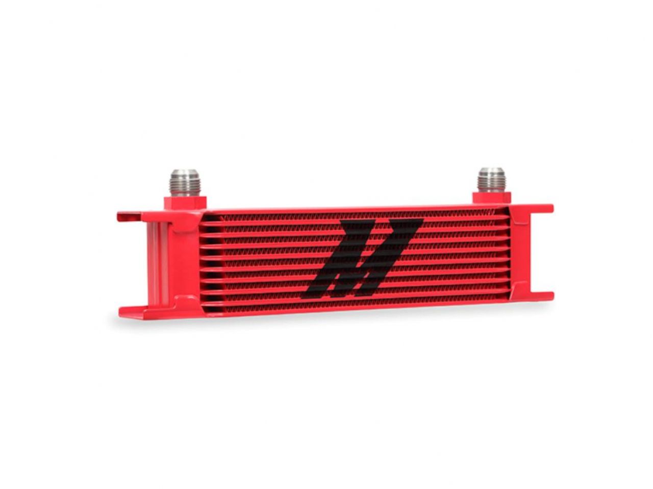 Mishimoto Universal 10 Row Oil Cooler - Red