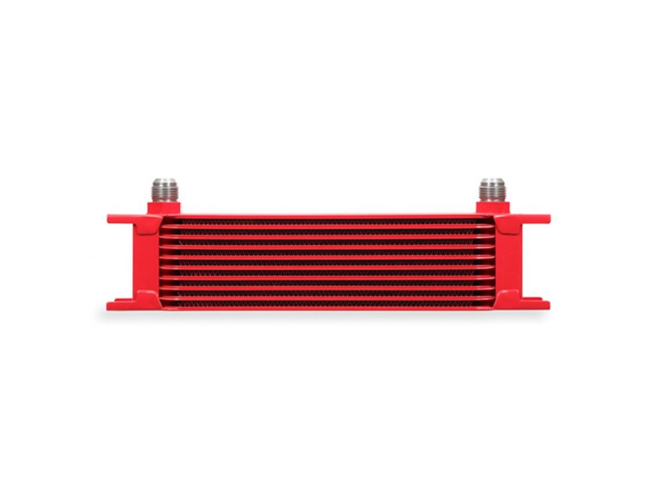 Mishimoto Universal 10 Row Oil Cooler - Red