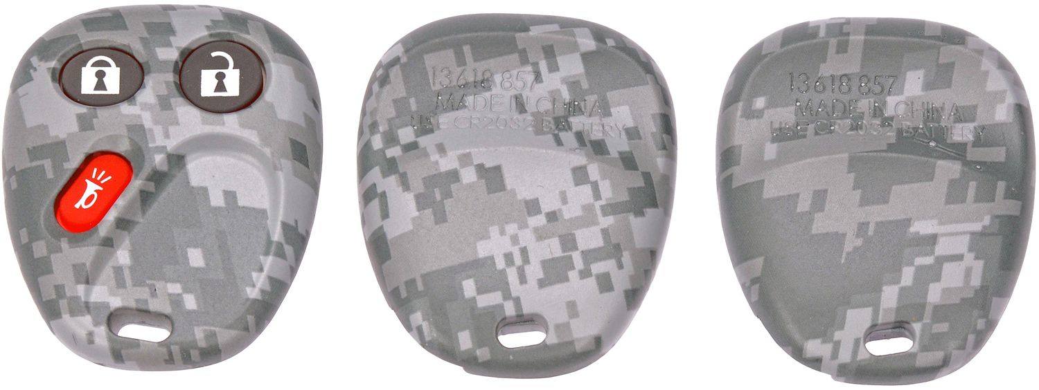 Dorman - HELP Keyless Entry Transmitter Cover  top view frsport 13618GYC