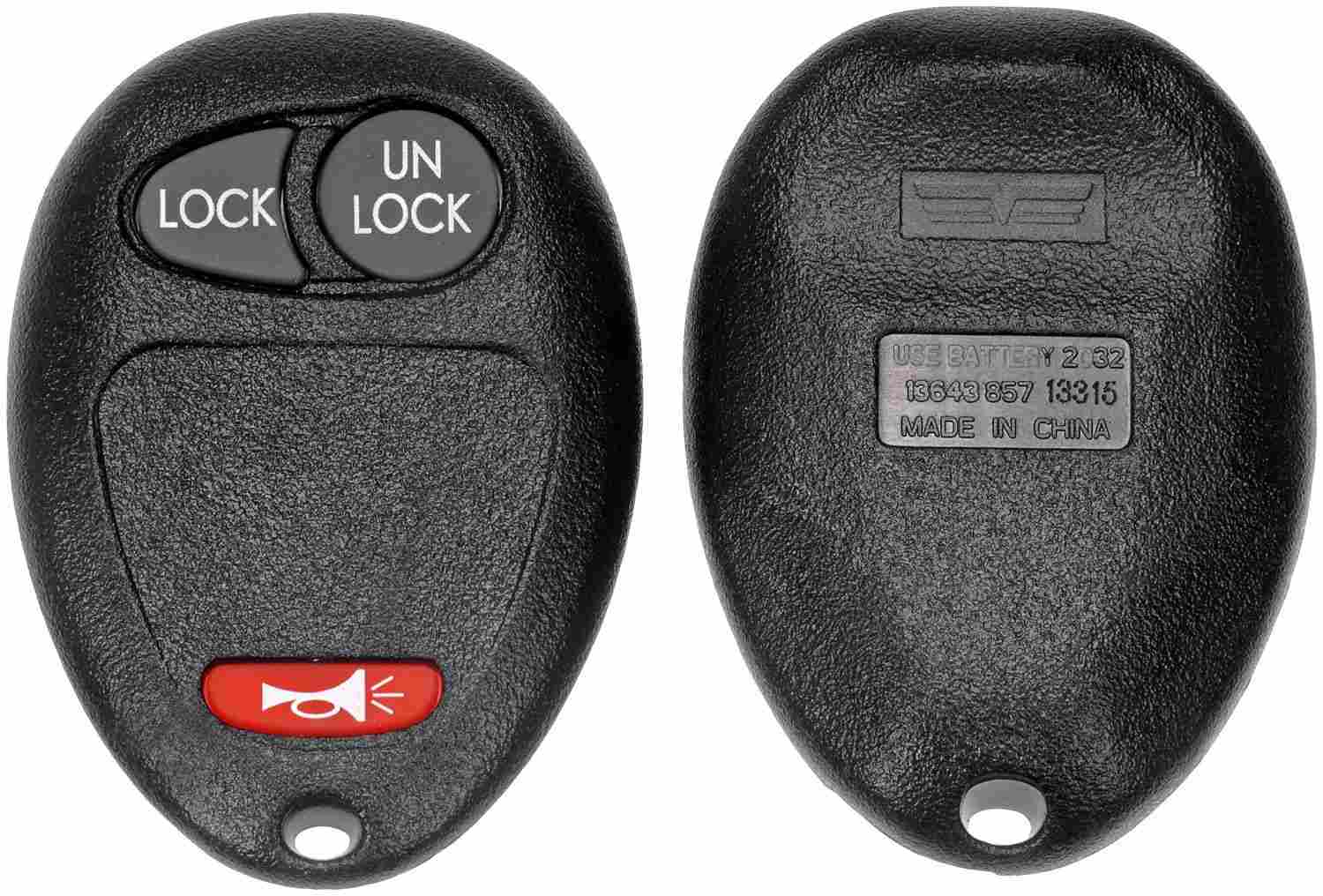 Dorman - HELP Keyless Entry Transmitter Cover  top view frsport 13643