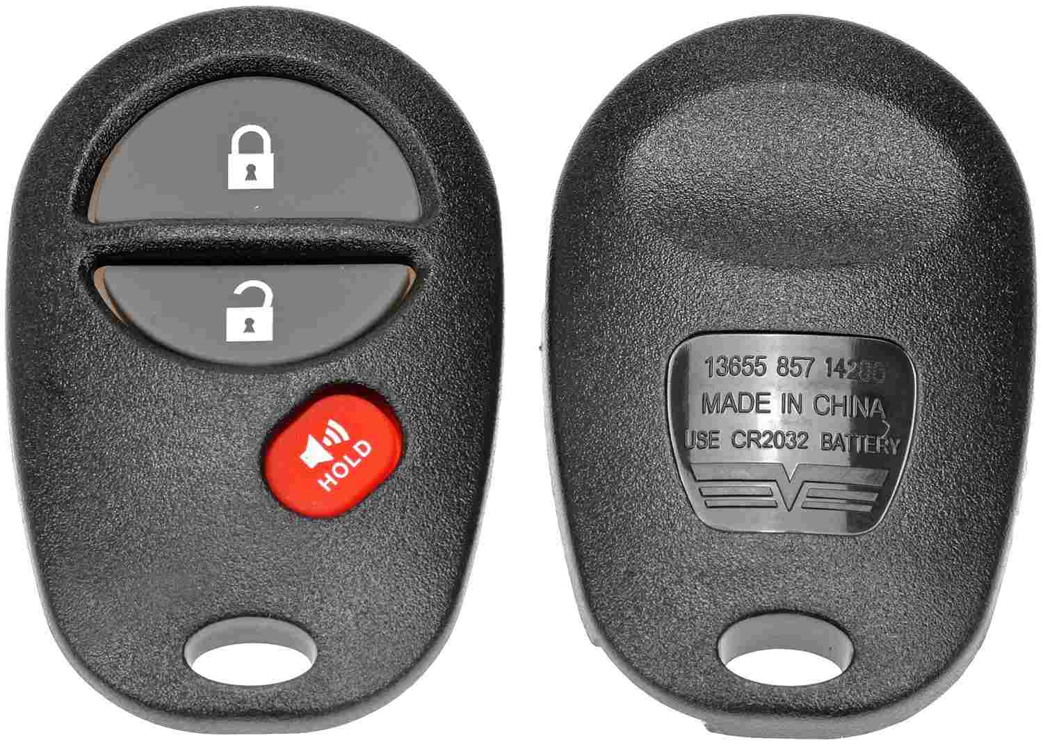 Dorman - HELP Keyless Entry Transmitter Cover  top view frsport 13655