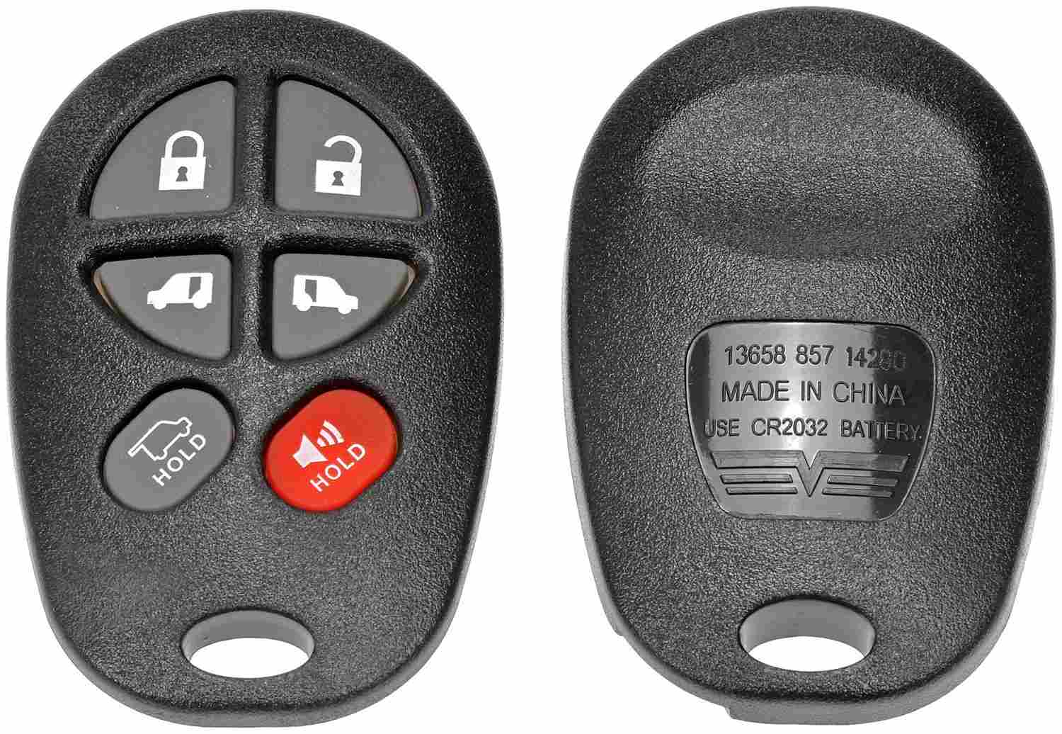 Dorman - HELP Keyless Entry Transmitter Cover  top view frsport 13658