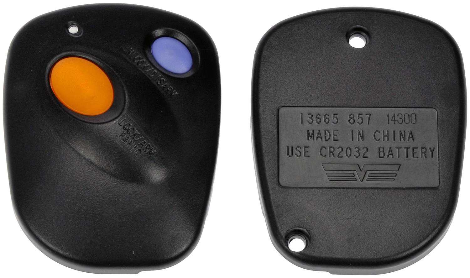 Dorman - HELP Keyless Entry Transmitter Cover  top view frsport 13665