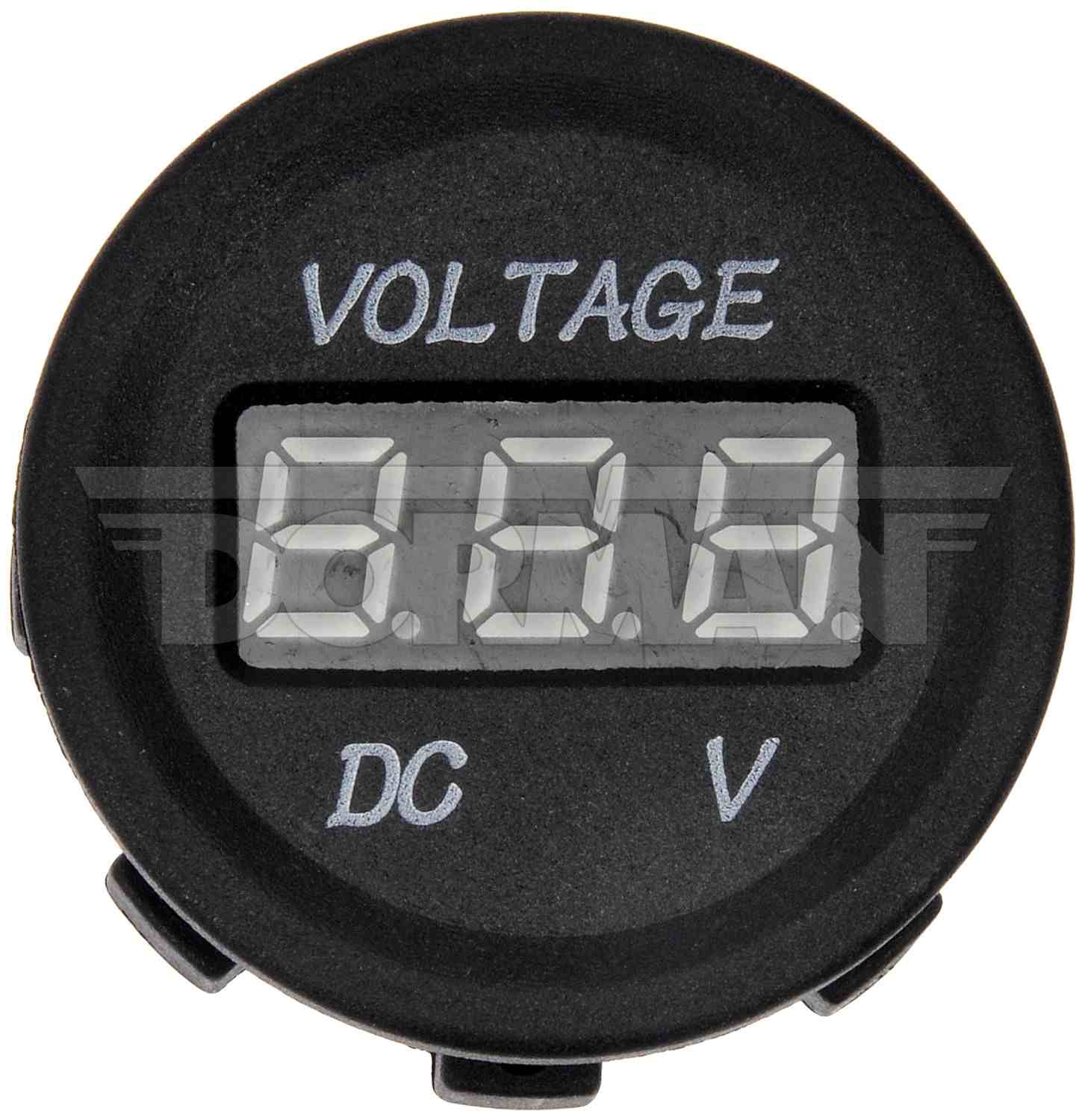 Dorman - HELP Voltmeter Gauge  top view frsport 84621