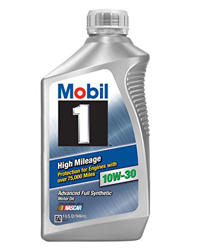 Mobil 1 10w30 High Mileage Oil 1 Qt MOB103535-1