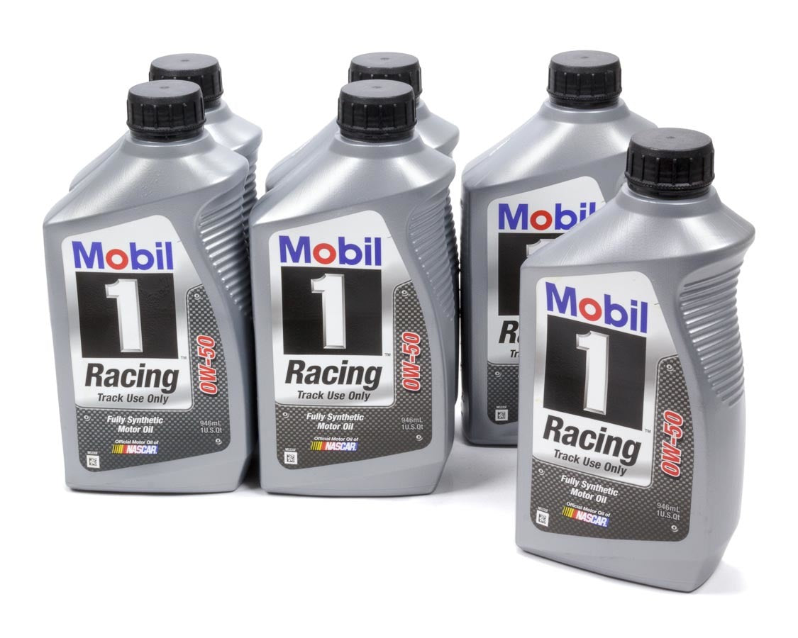 Mobil 1 0w50 Racing Oil Case 6x1 Qt MOB104145