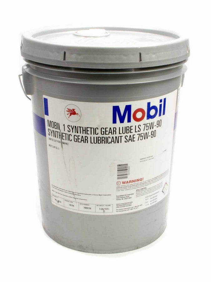 Mobil 1 75w90 Gear Lube 5 Gal Pail MOB105704