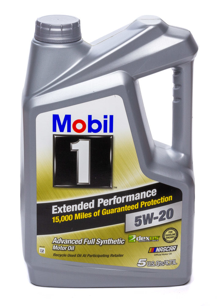 Mobil 1 5w20 EP Oil 5 Qt Bottle Dexos MOB120765-1