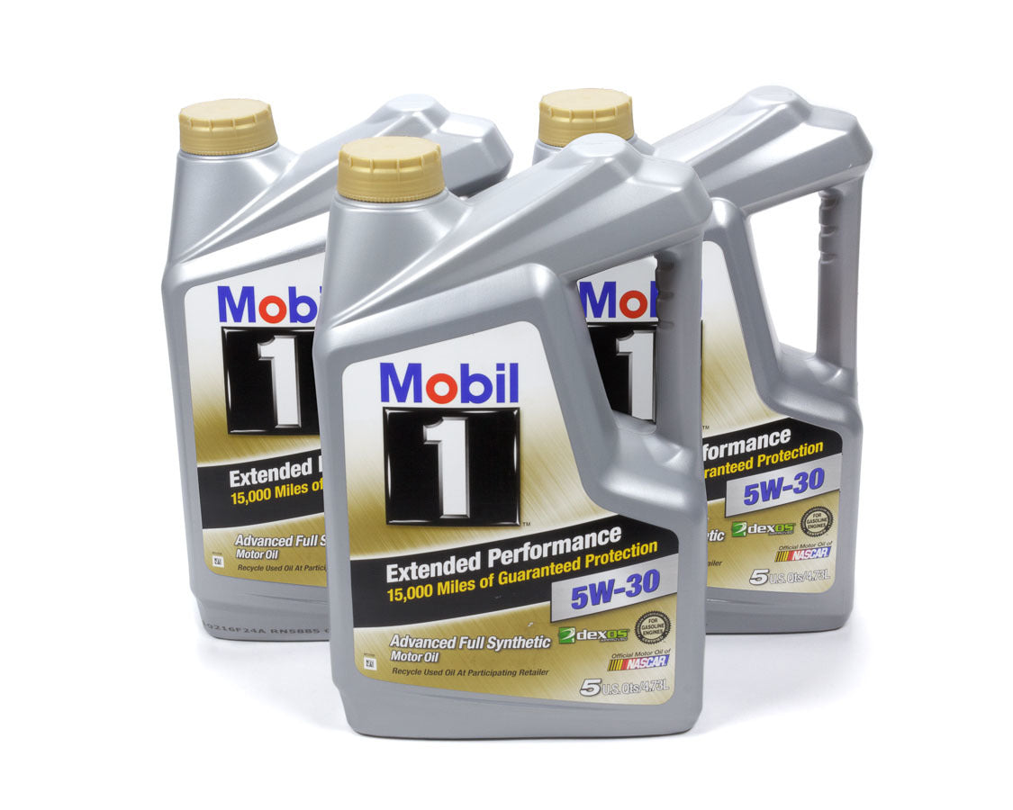 Mobil 1 5w30 EP Oil Case 3x5 Qt Bottles Dexos MOB120766