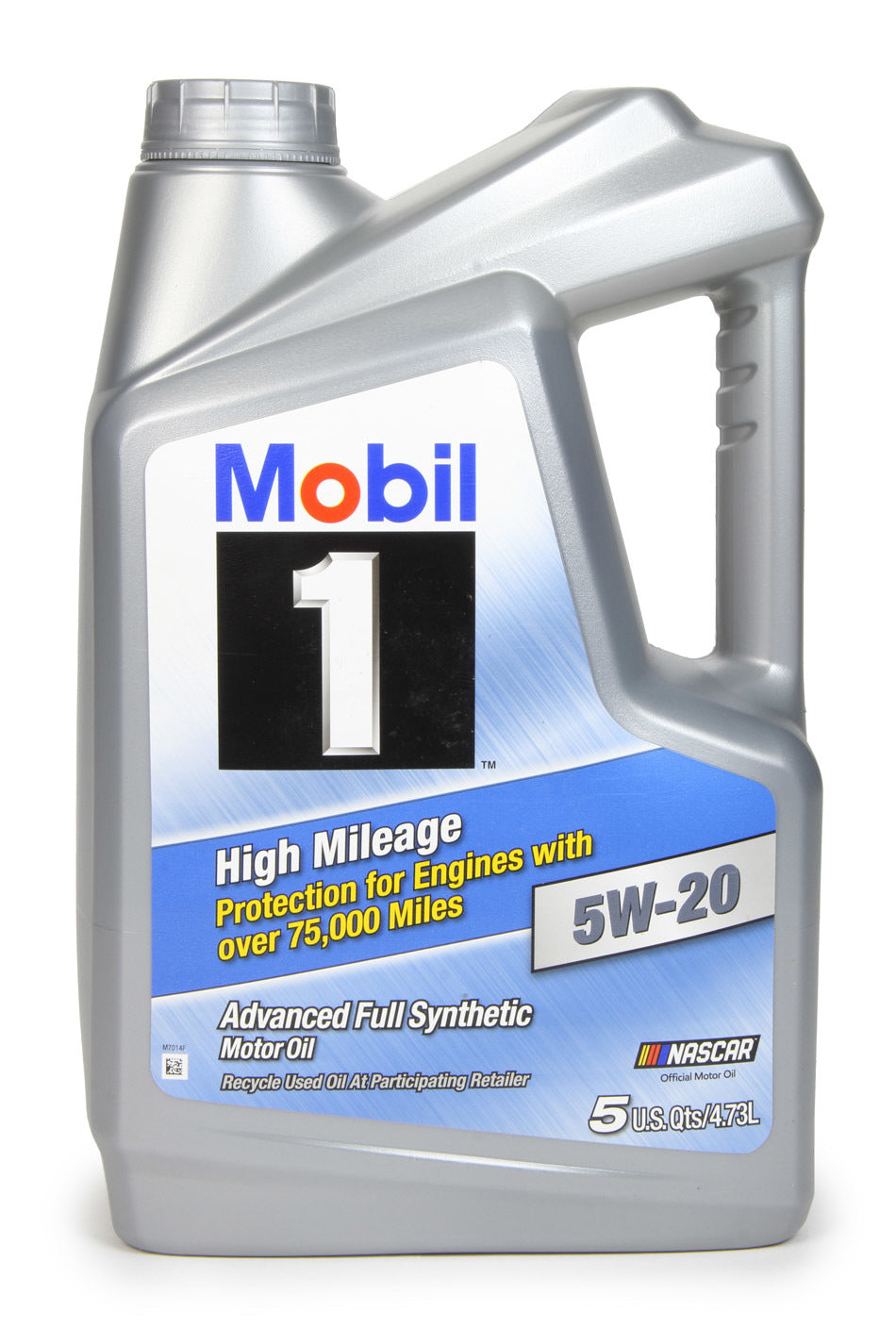 Mobil 1 5w20 High Mileage Oil 5 Qt Bottle MOB120768-1