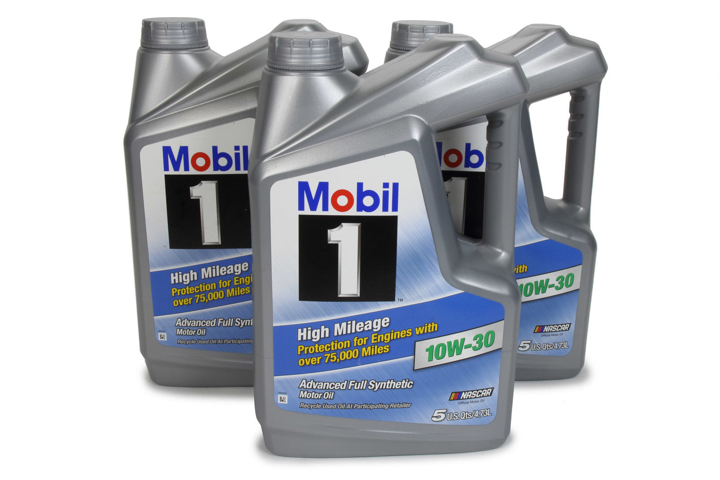 Mobil 1 10w30 High Mileage Oil Case 3x5 Qt Bottles MOB120770