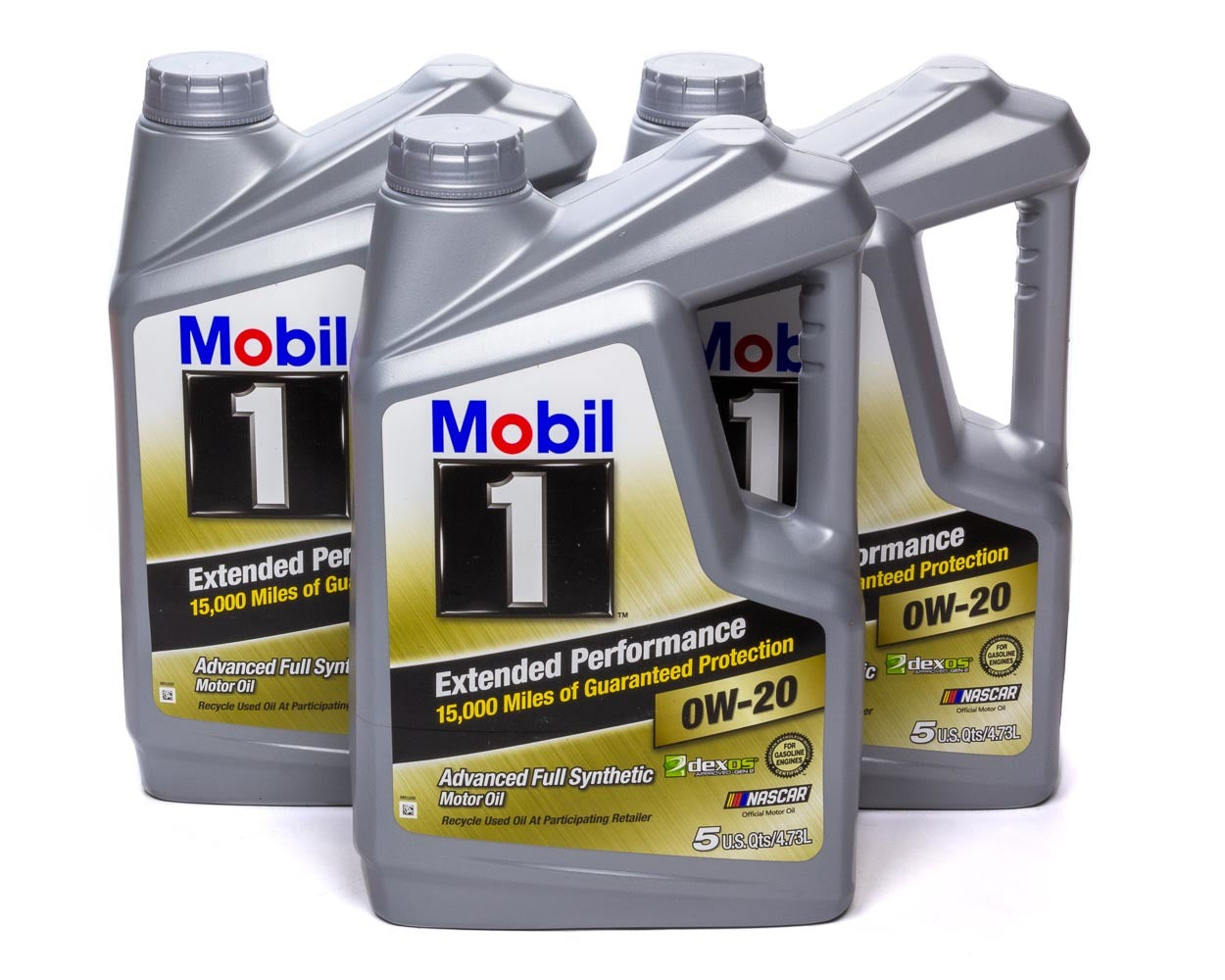 Mobil 1 0w20 EP Oil Case 3x5 Qt Bottles Dexos MOB120903