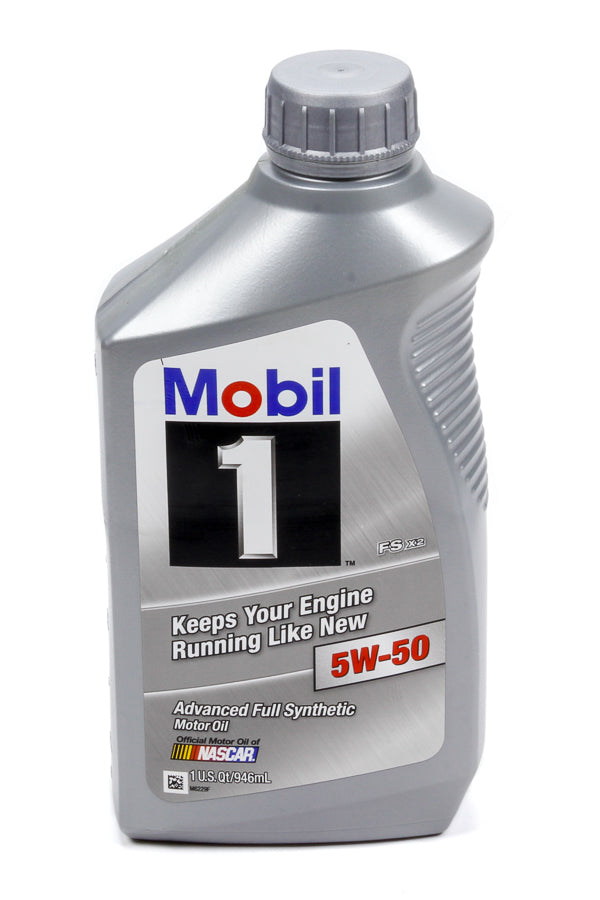 Mobil 1 5w50 Synthetic Oil 1 Qt. FS X2 MOB122075-1