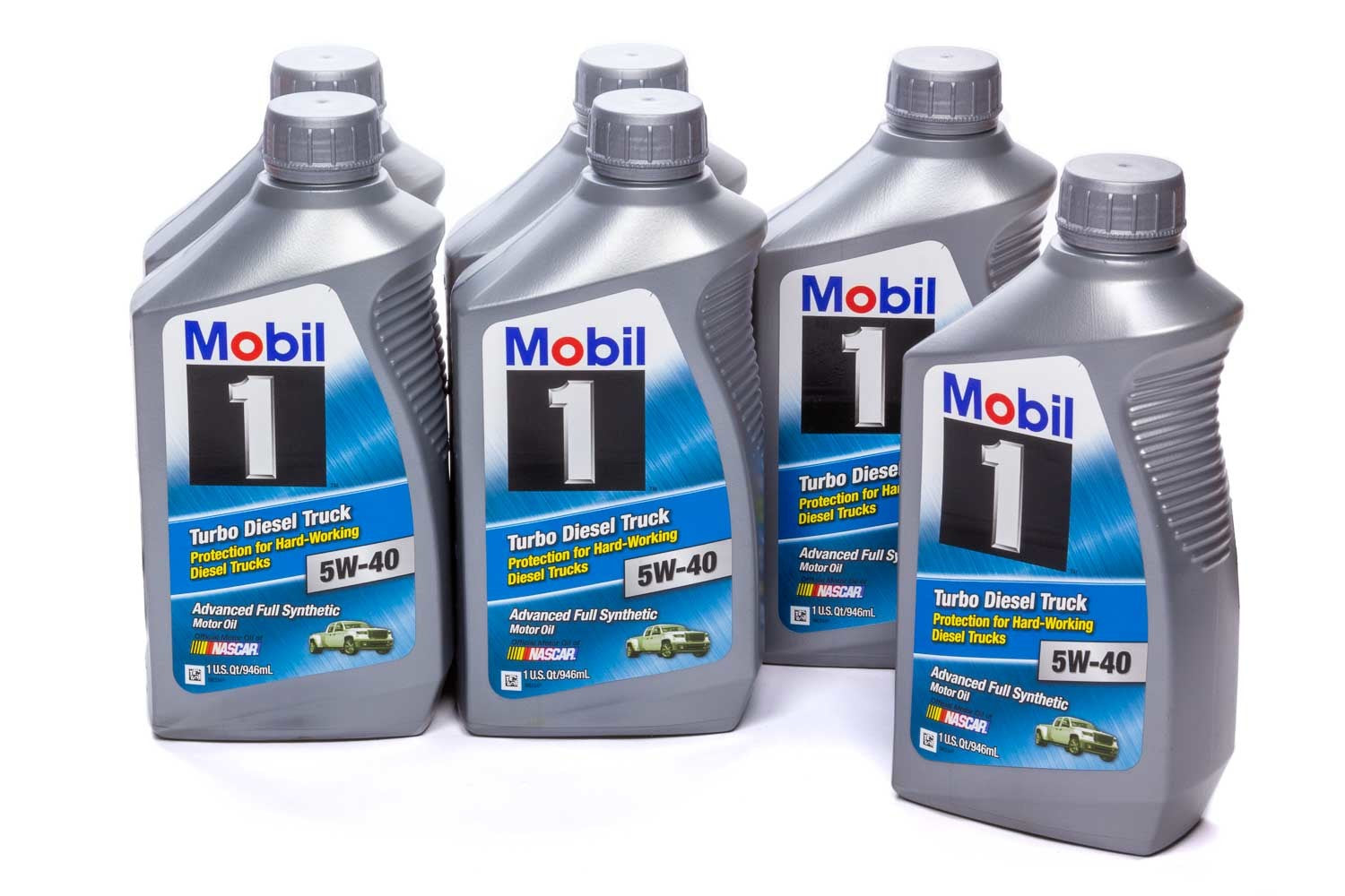 Mobil 1 5w40 Turbo Diesel Oil Case 6x1 Qt Bottles MOB122253