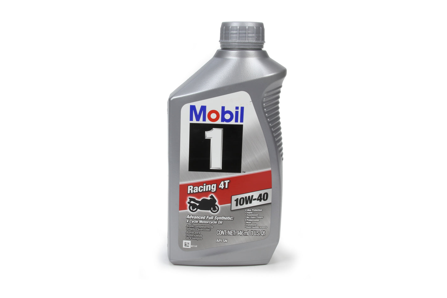 Mobil 1 10w40 Motorcycle Oil Quart MOB124245-1