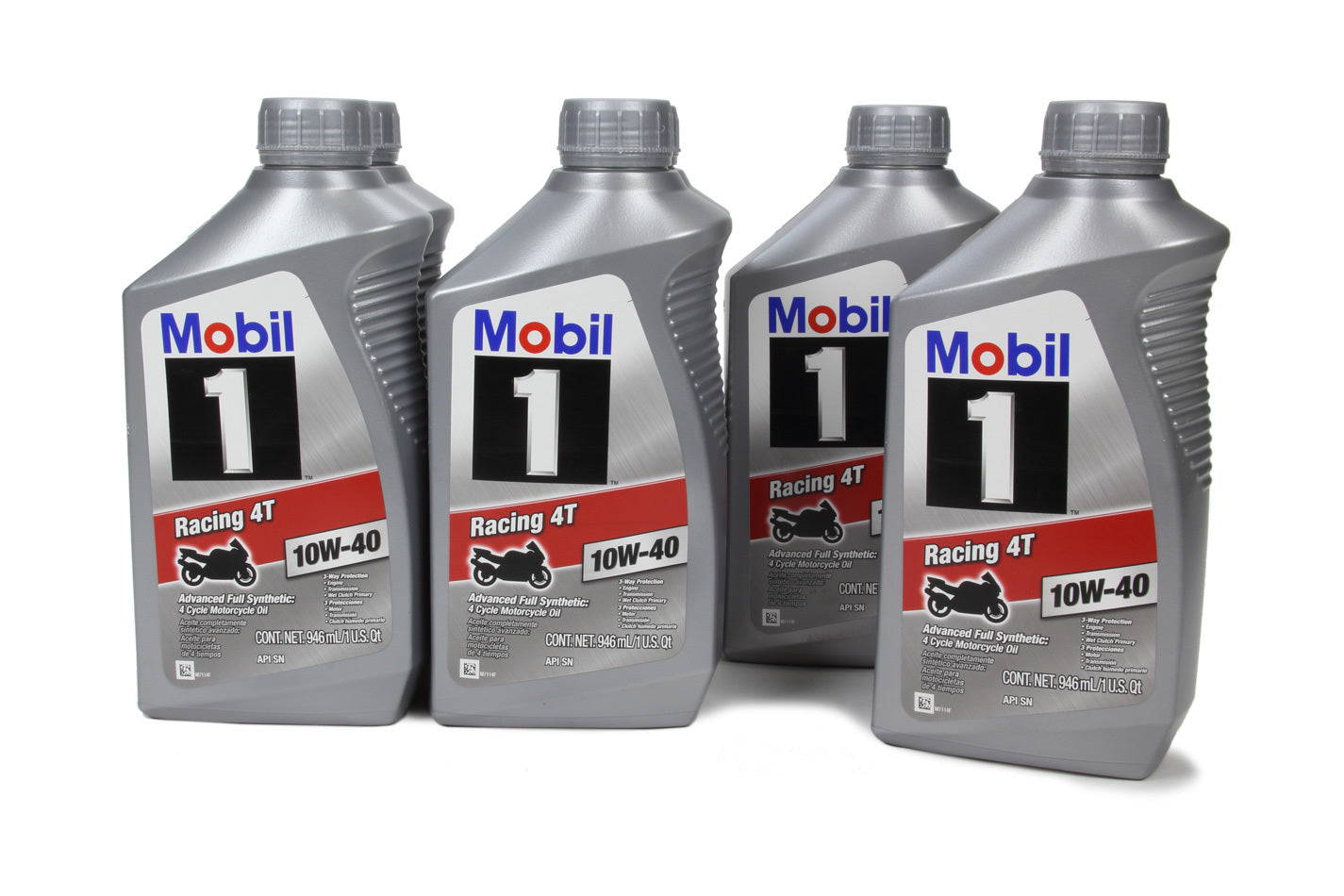 Mobil 1 10w40 Motorcycle Oil Case 6x1 Quart MOB124245