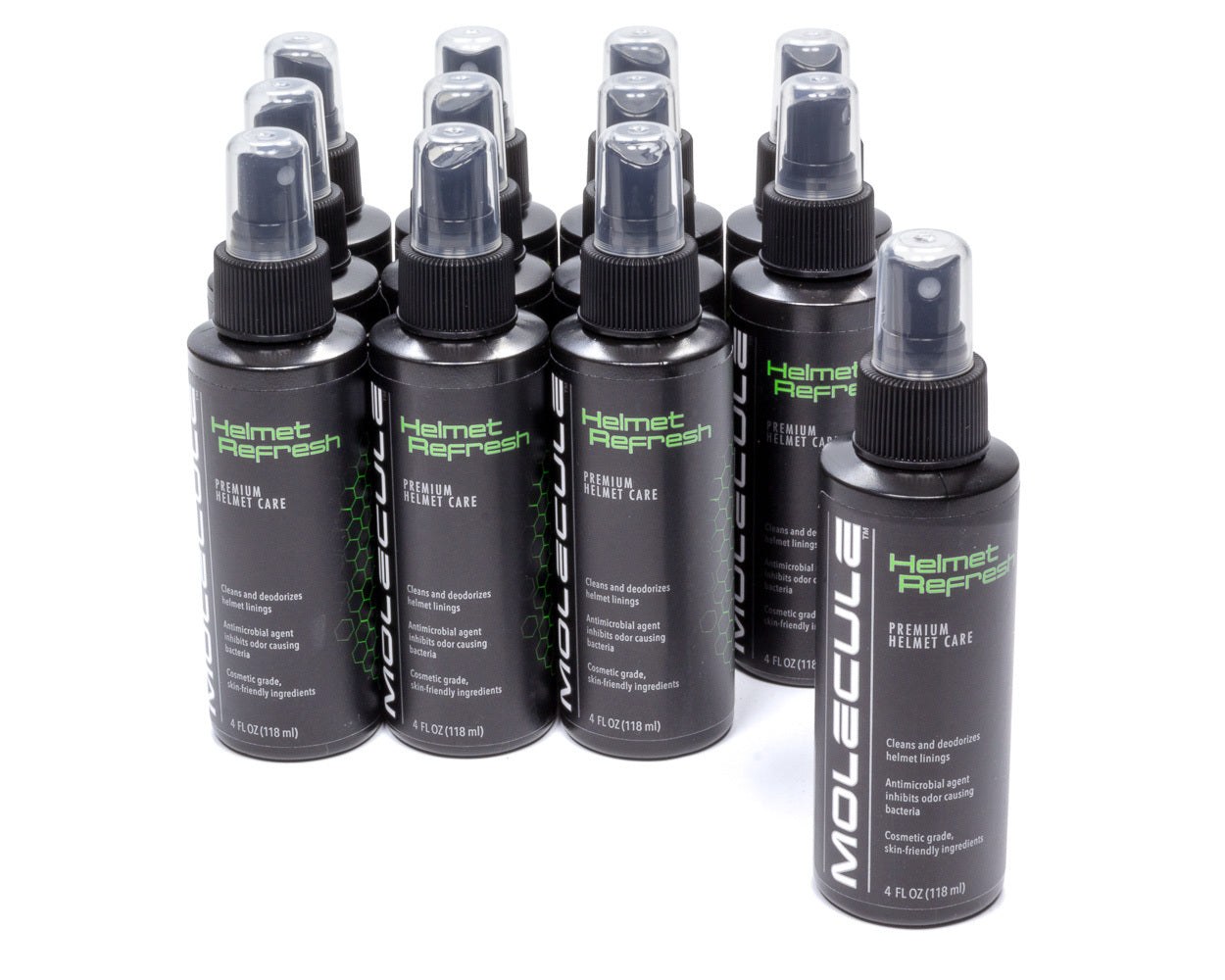 Molecule Helmet Fabric Refresher 4oz Spray Case of 12 MOLMLHFF-4-12