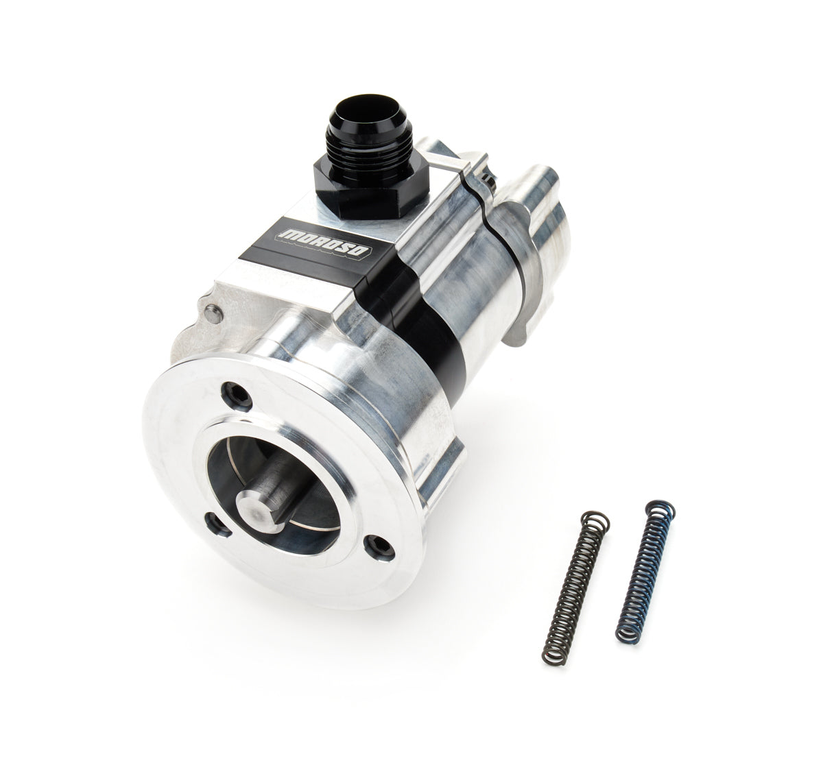 Moroso Single Tri-Lobe Reverse Rotation 1.500 Pressure Fuel Pump V-Band Alston Ext Oil Pump 22416