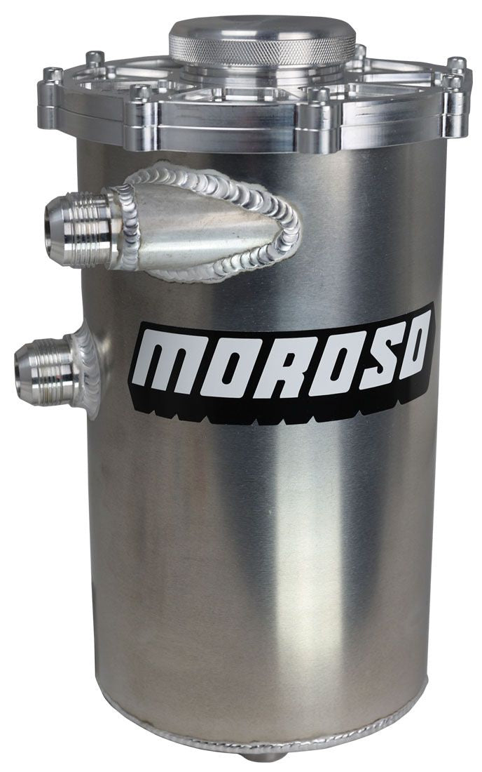 Moroso 15in Tall 7in Dia 6qt Dry Sump Tank 22613