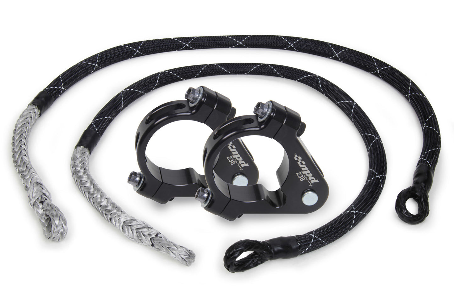 MPD Racing Axle Tether Pair With 2.38in Clamps MPD10501