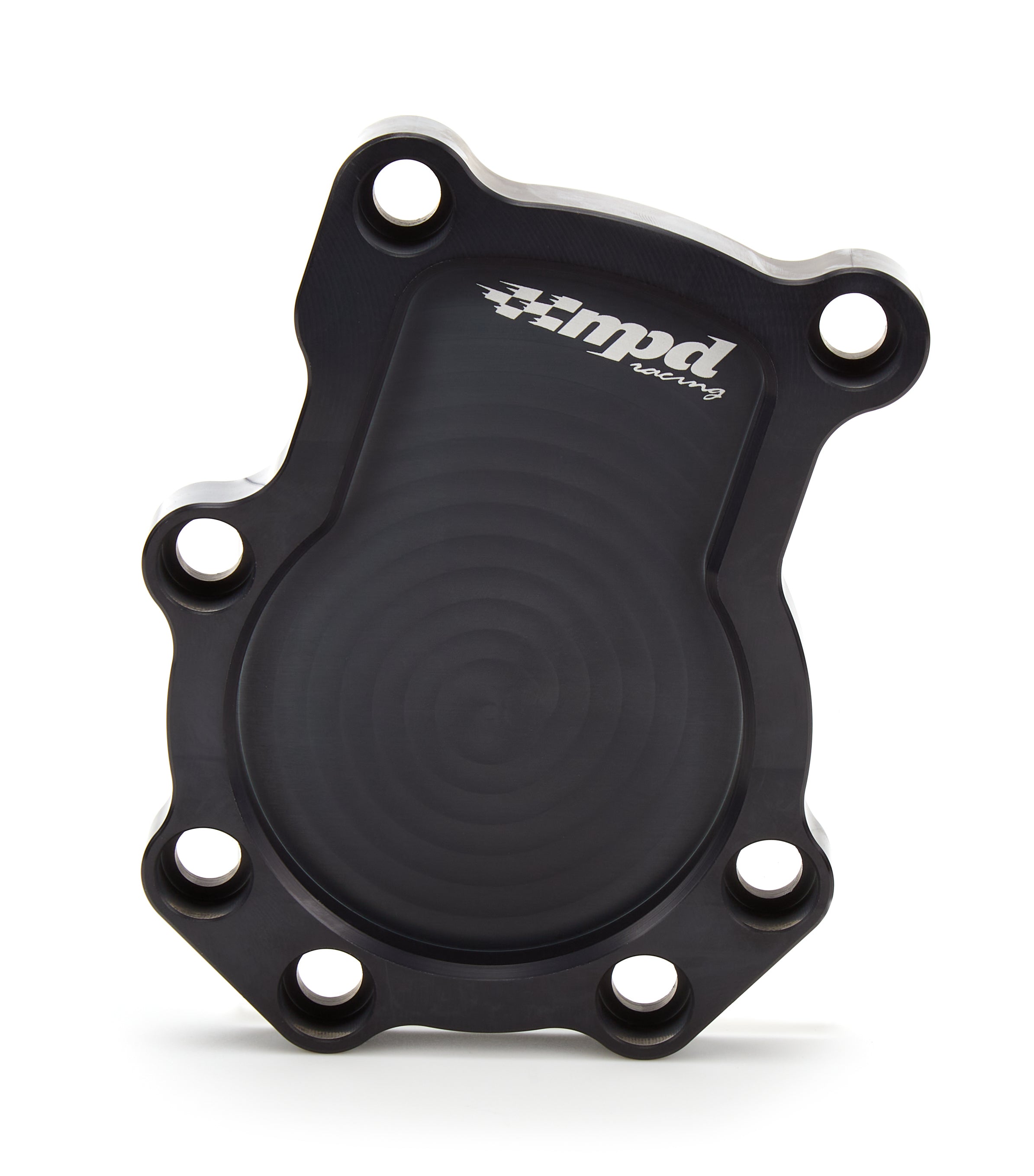 MPD Racing Dry Sump Block Off Plate Black Aluminum MPD18200