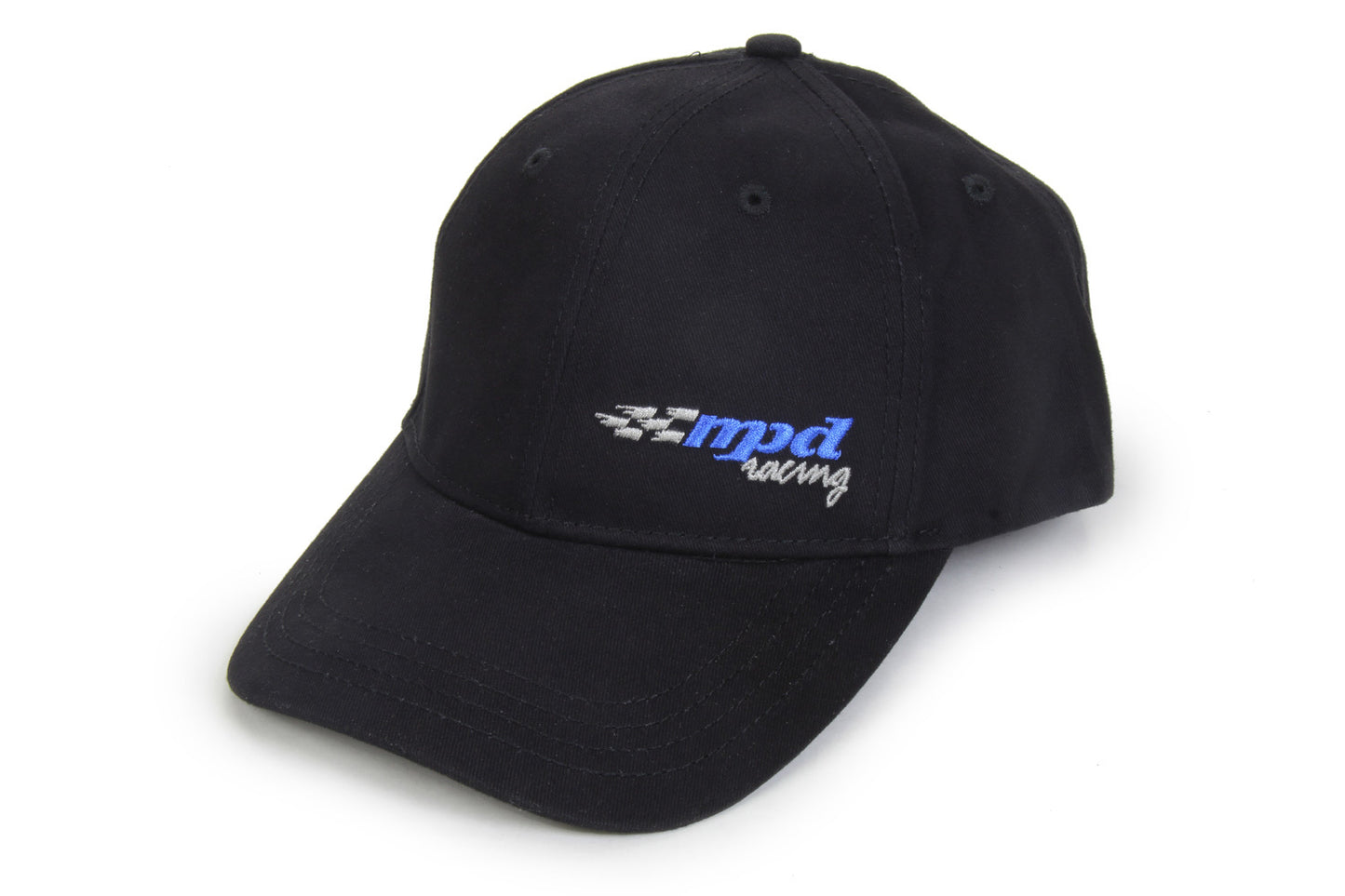 MPD Racing MPD Black Logo Hat Velcro Enclosure MPD90420