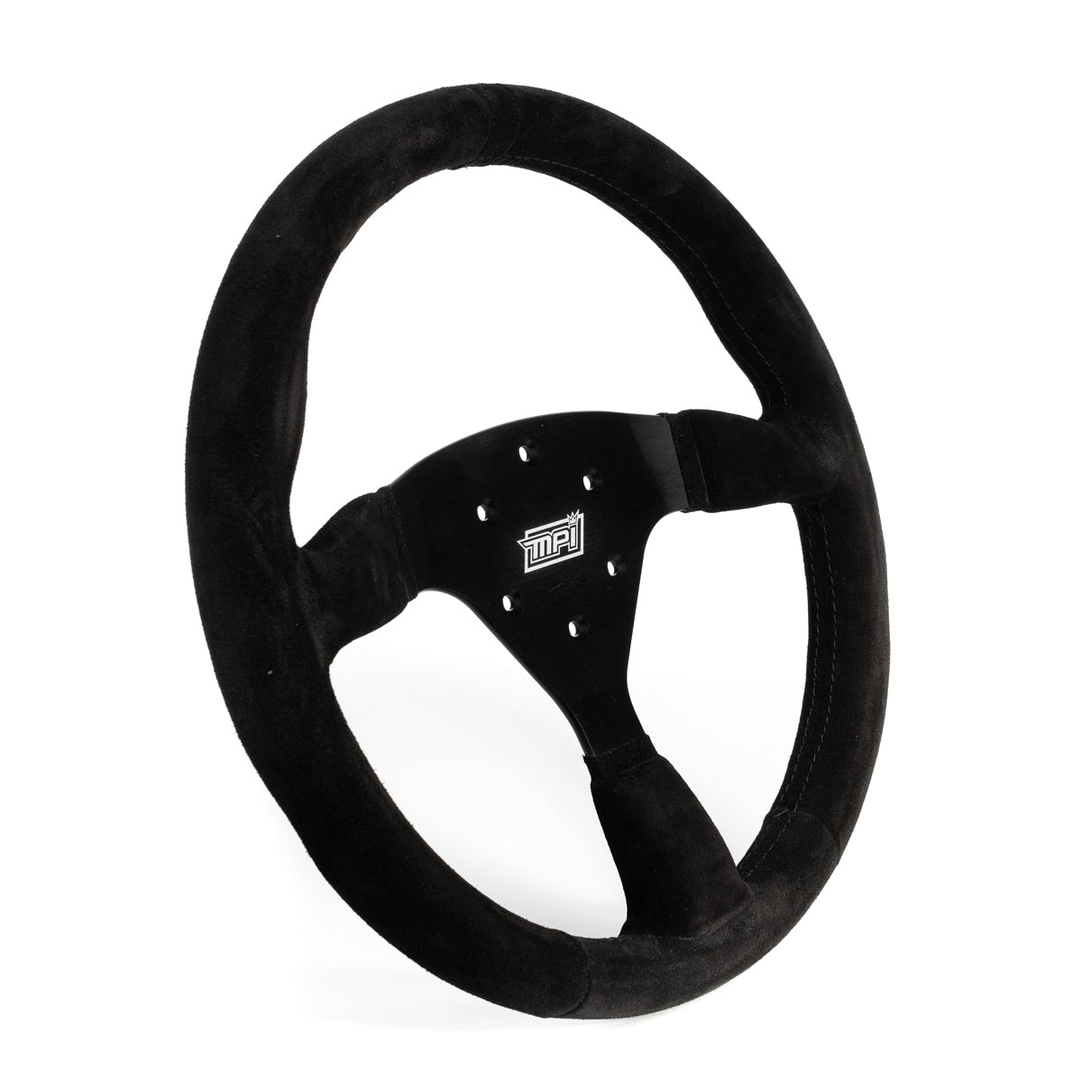 MPI USA Track Day Steering Wheel 14in Full Black Flat MPIMPI-F2-14-B