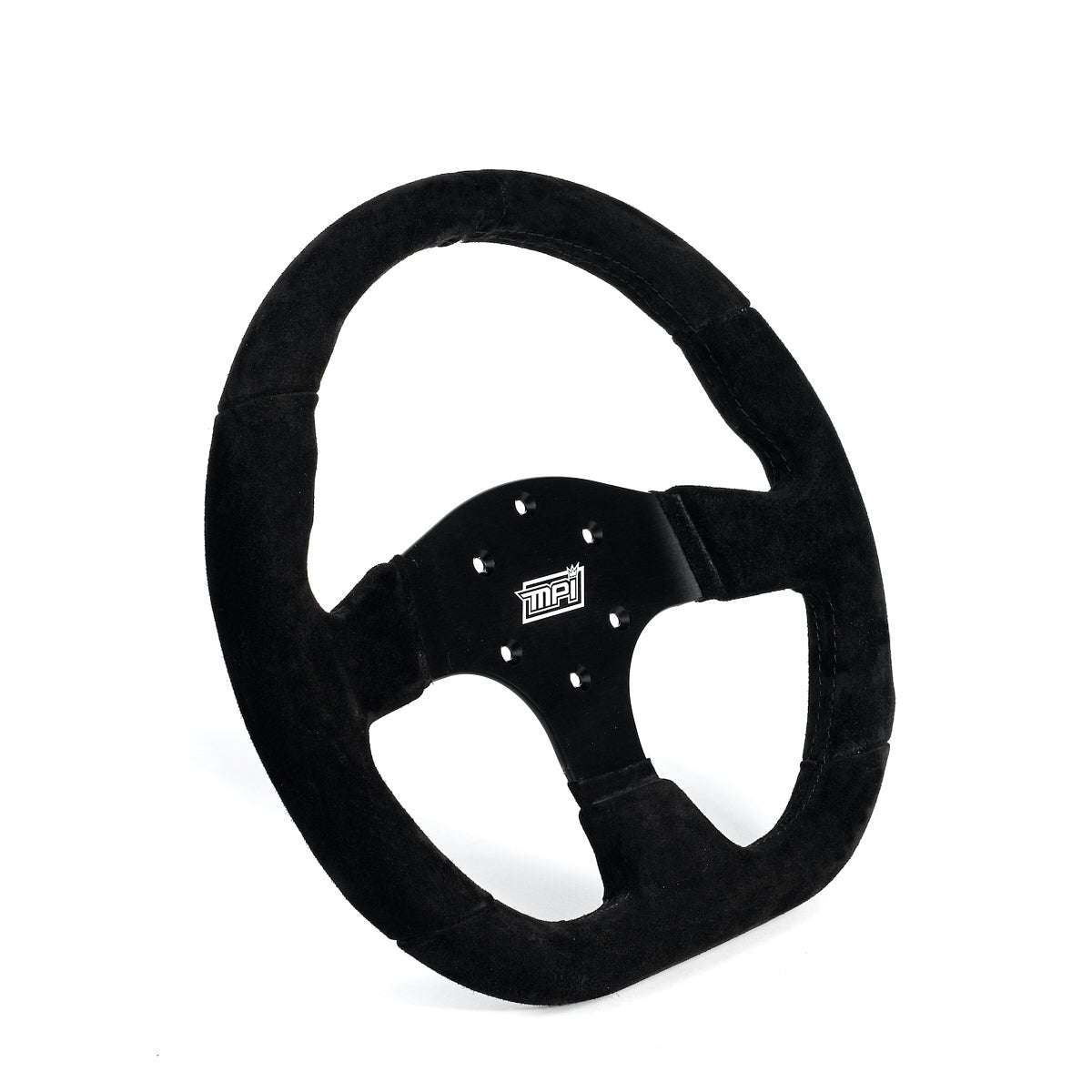 MPI USA Touring Steering Wheel 13in Full Black D Shaped MPIMPI-GT2-13-B